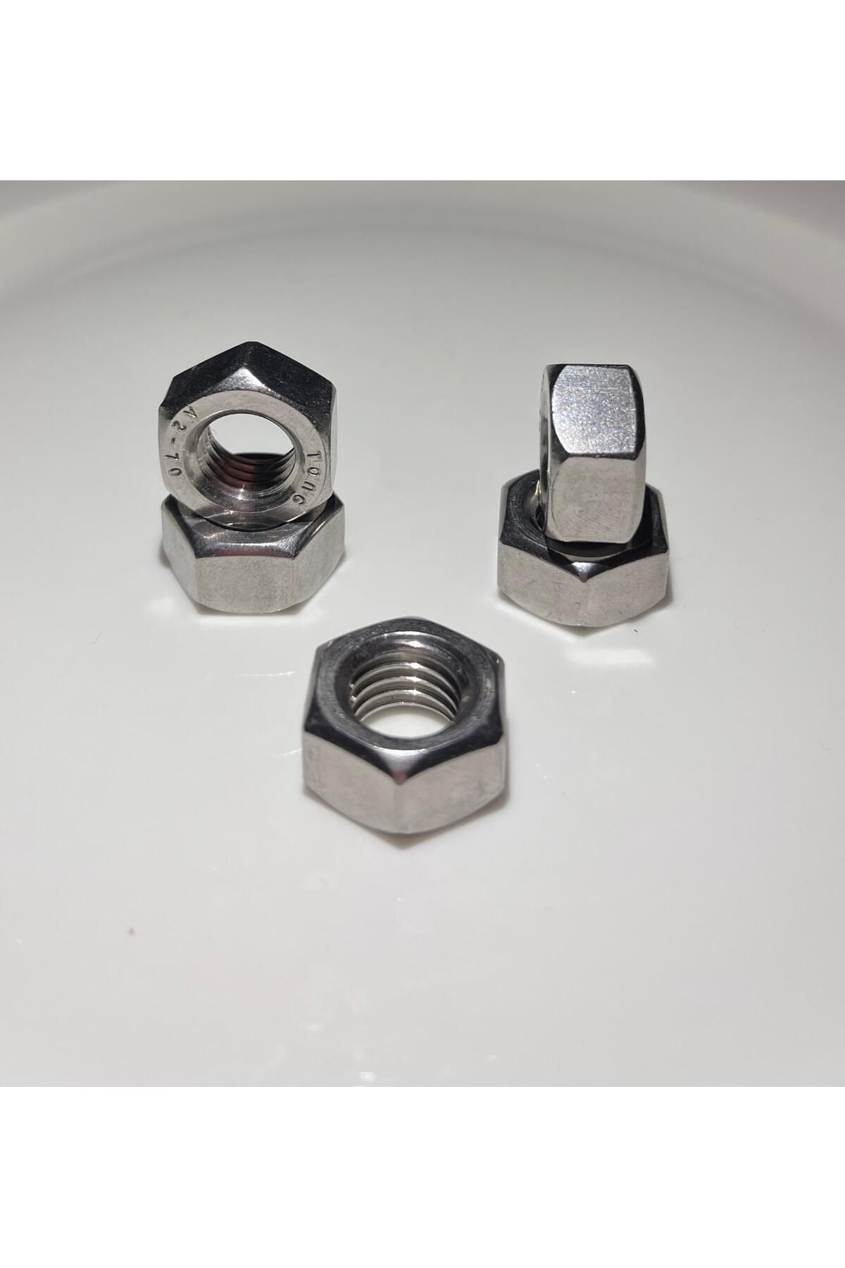 SADEM TEKNİK M6 Somun Inox A2 304k Dın934 (1 ADET)