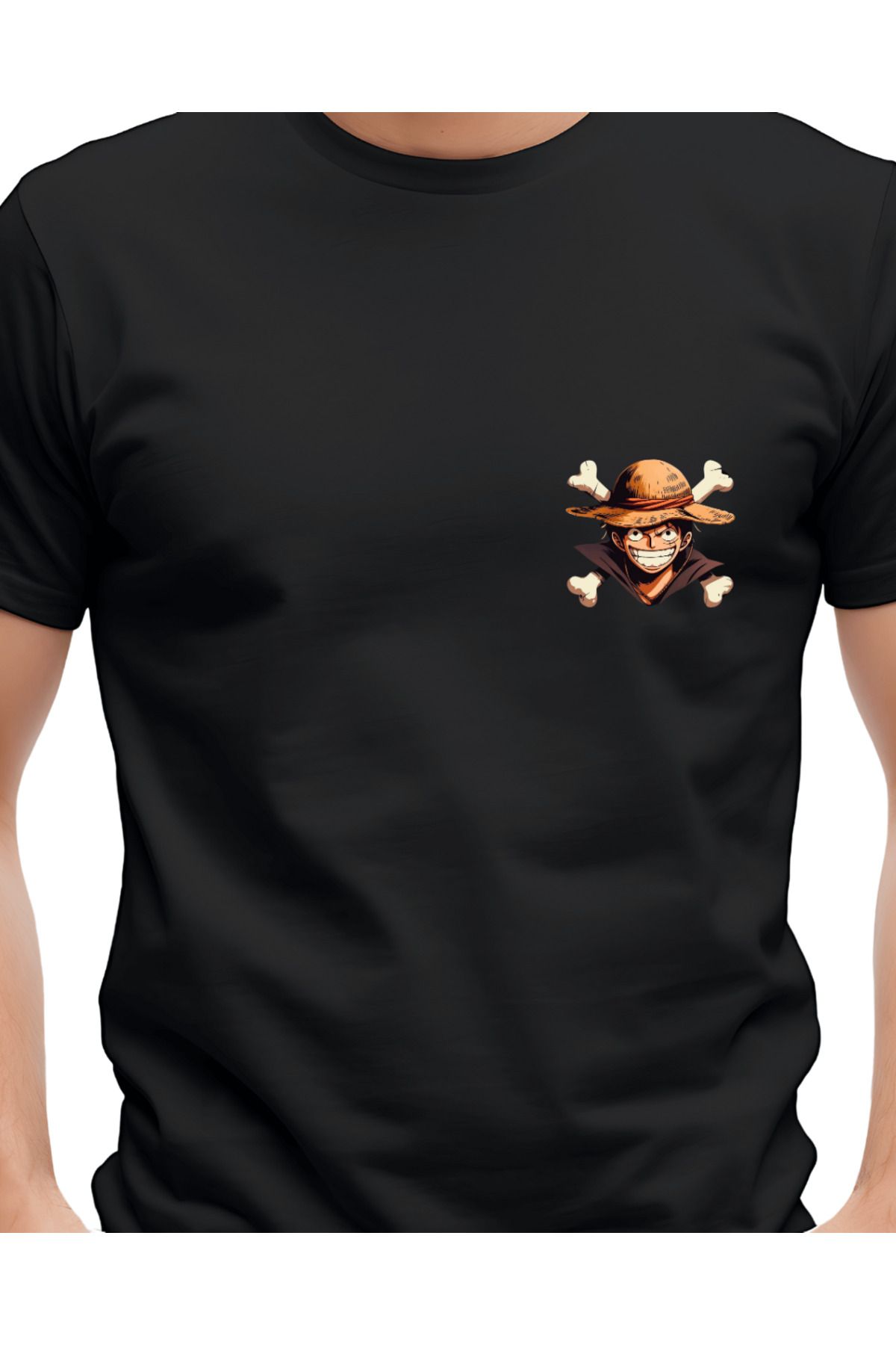 Ebiidesign Anime One Piece Tasarımlı Baskılı T-Shirt