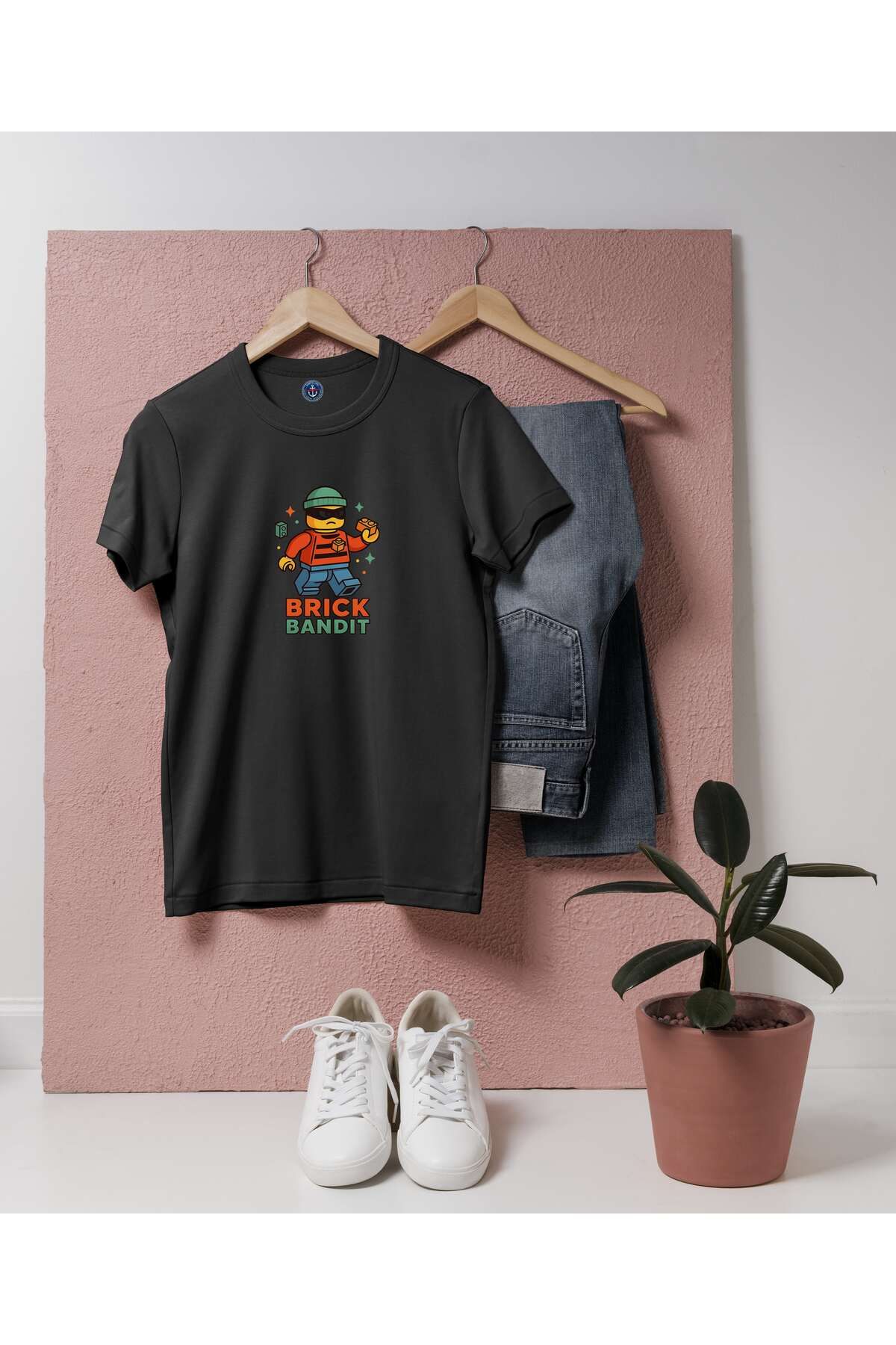 bahriyeli.jpeg Oversize Brick Bandit Tasarımlı Unisex T-shirt
