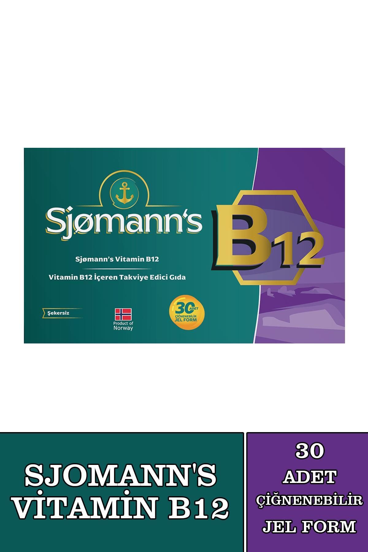 Seddar Collection Sjomann's B12 Çiğnenebilir Jel 30 Tablet