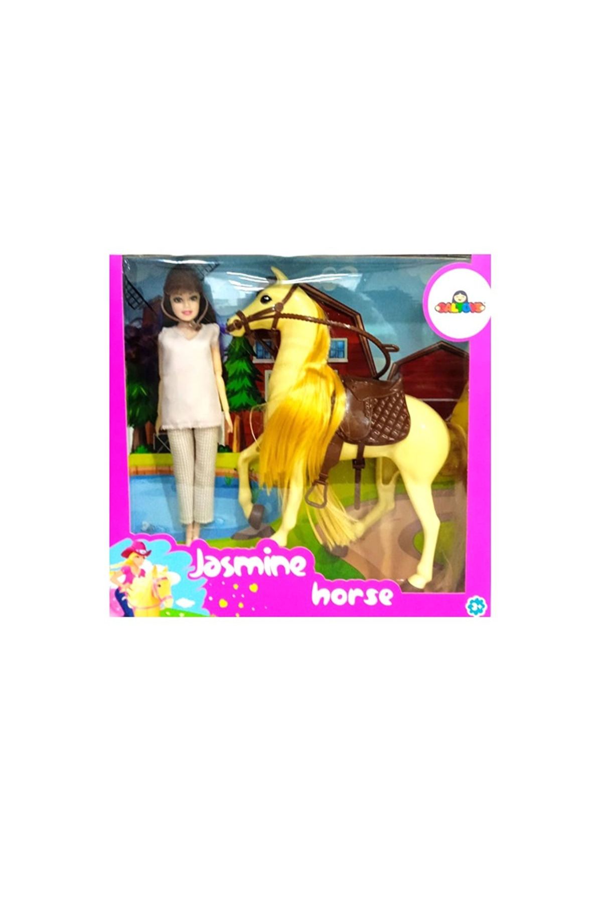 GALTOYS ATLI BEBEK JASMİNE HORSE BEJ-KAHVE 3+