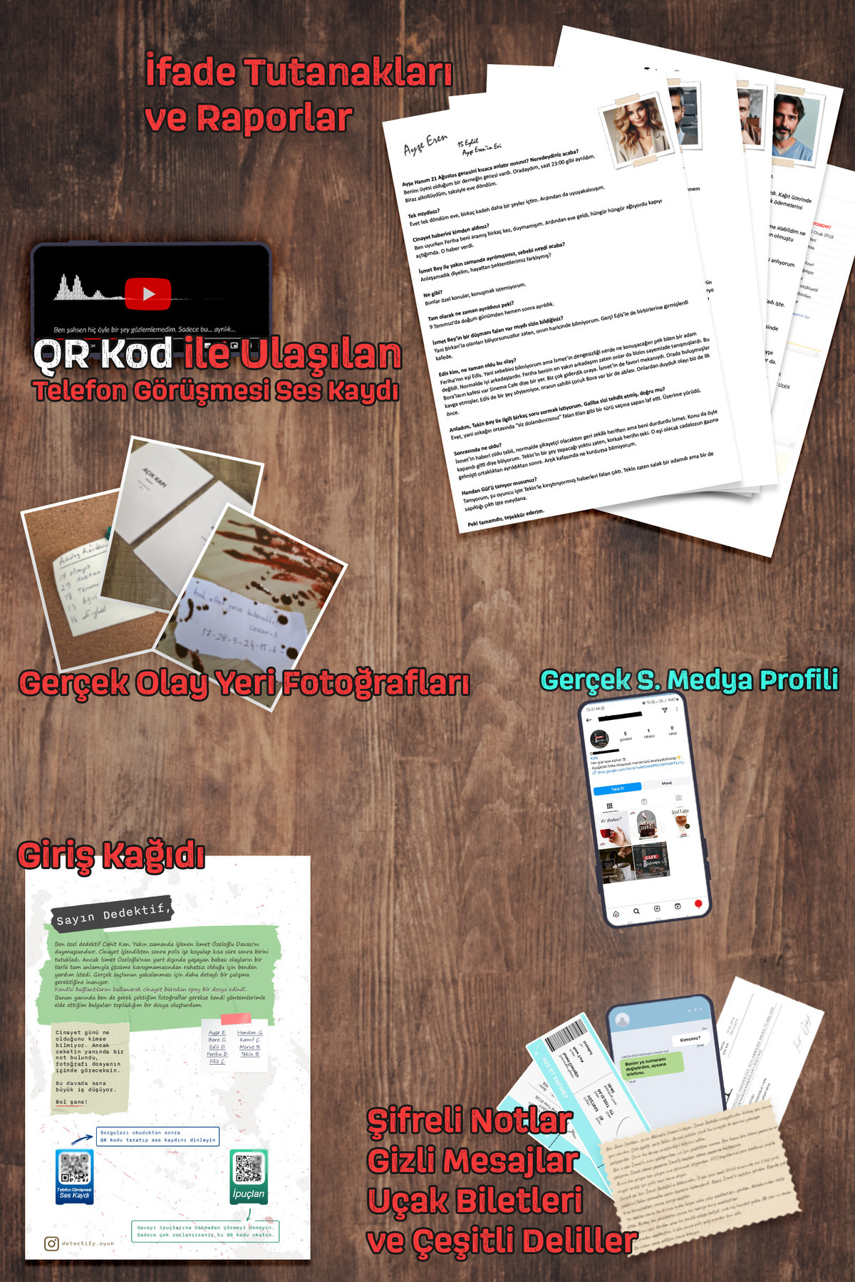 detectify-Maker Murder Detective Game, Case Solving Box Game, Find the Killer Detective Game 2