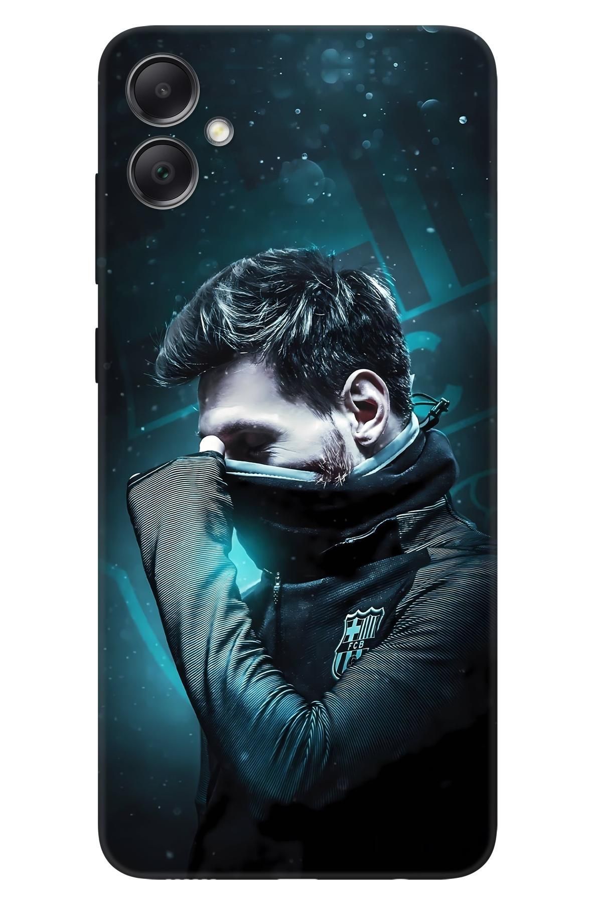 Lopard Samsung Galaxy A06 Cover Kılıf Covers 14 Lionel Messi PosterYeşil