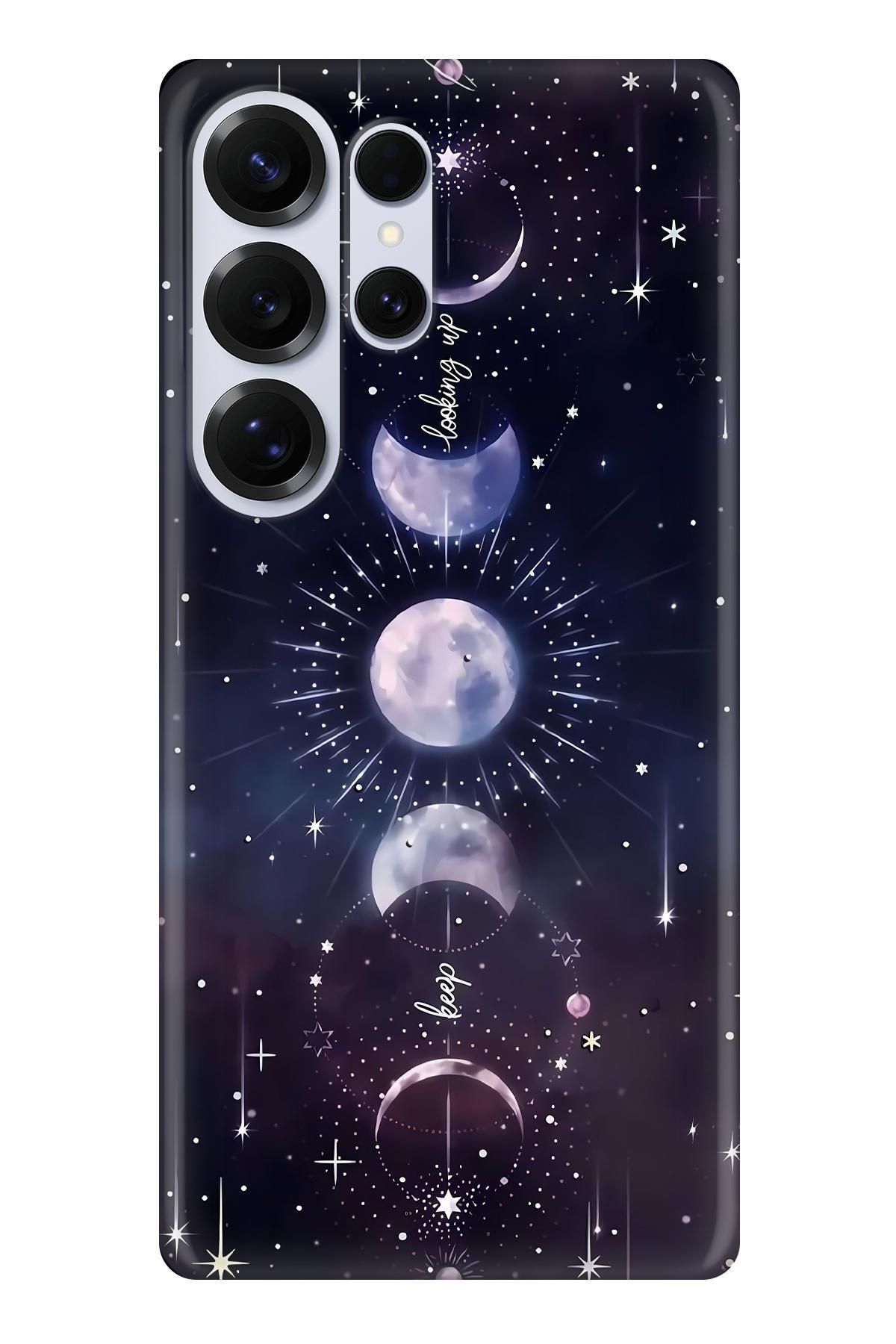 Lopard Samsung Galaxy S25 Ultra Renkli Kılıf Covers 50 Mistik Astroloji Lacivert