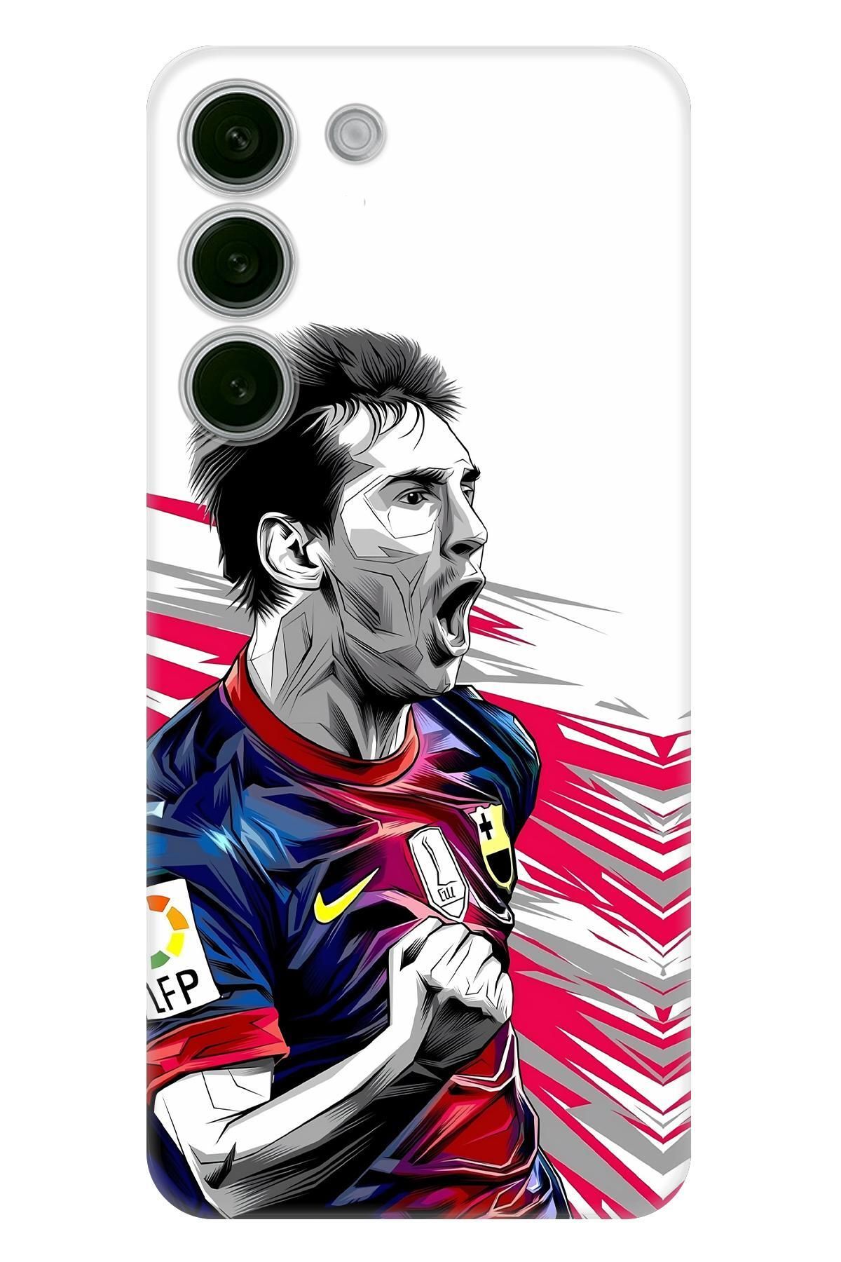 Lopard Samsung Galaxy S23 Arka Kapak Covers 3 Messi Efsanesi: Bir Zafer Anı