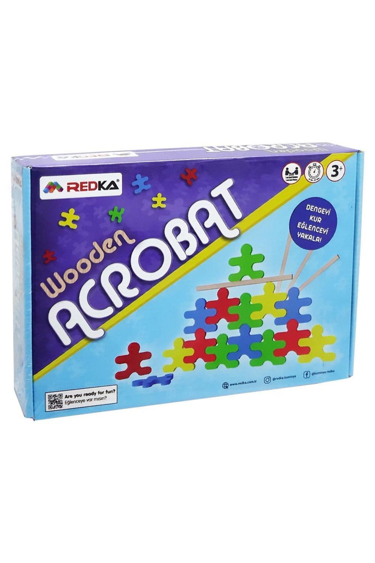 Art Tone WOODEN ACROBAT DENGE OYUNU 3+