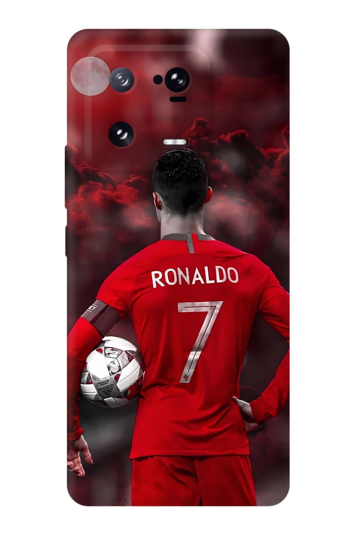 Lopard Xiaomi Mi 13 Pro Koruma Kılıfı Covers 5 Ronaldo Kırmızı Tasarım Poster