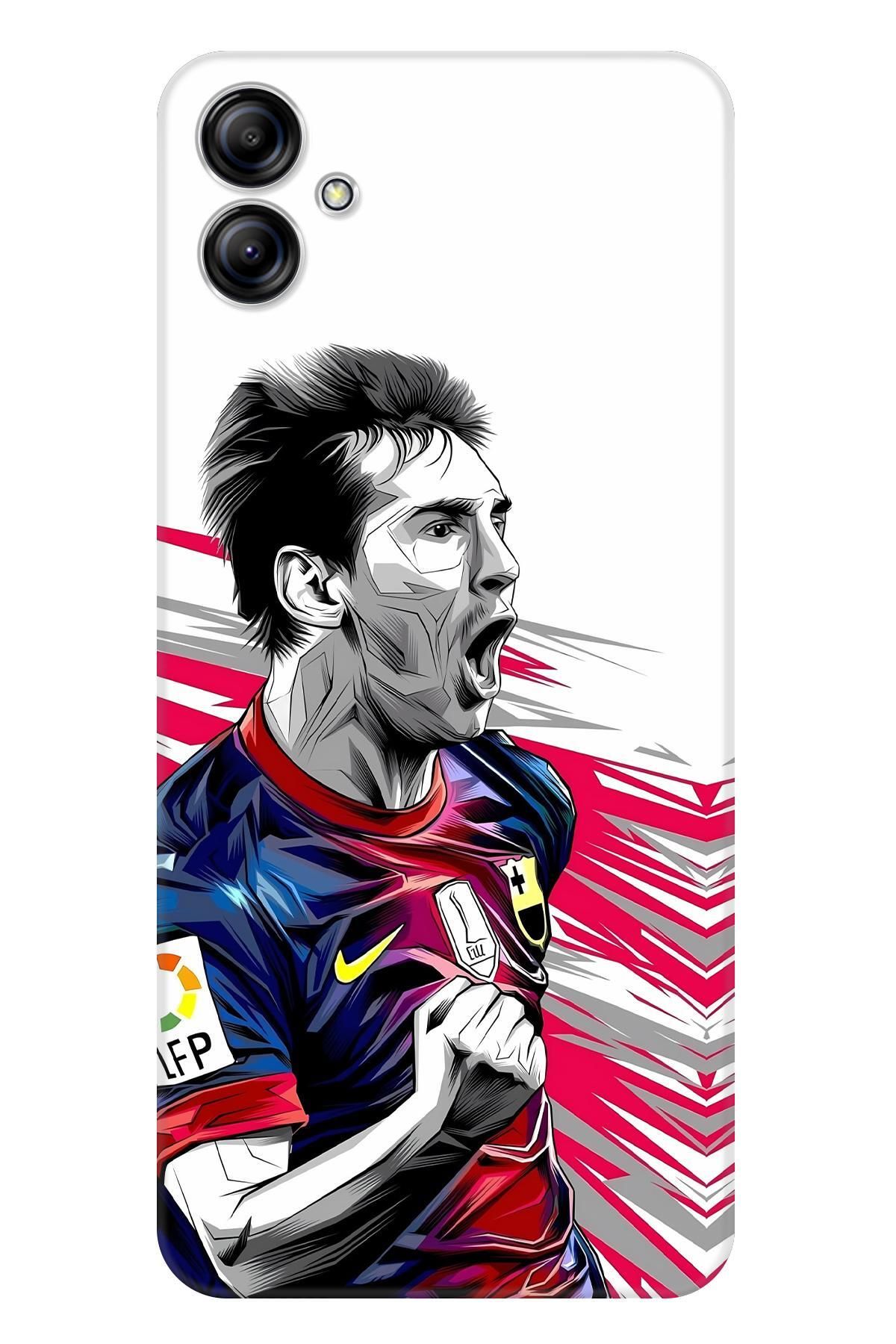 Lopard Samsung Galaxy A04E Arka Kapak Covers 3 Messi Efsanesi: Bir Zafer Anı