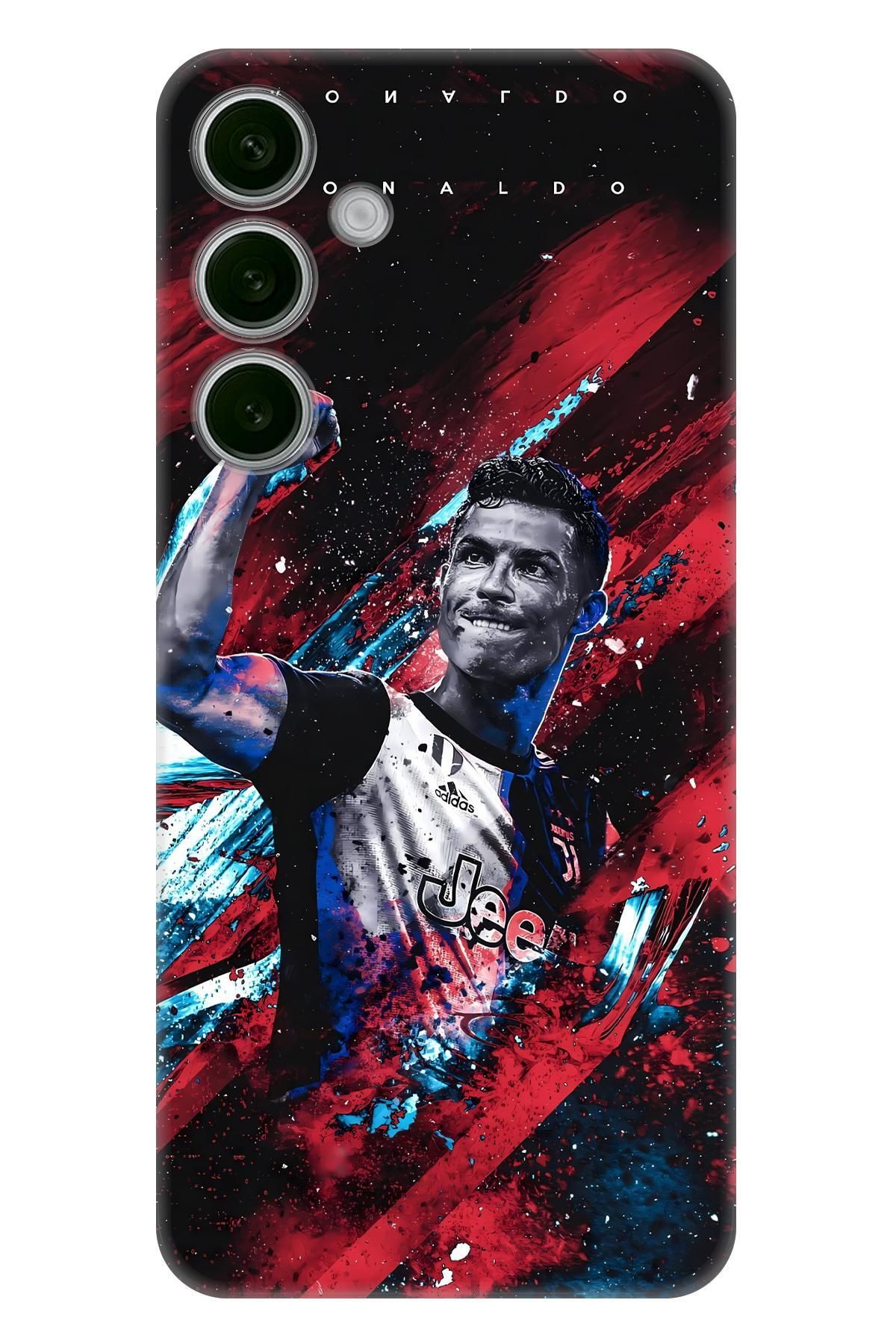 Lopard Samsung Galaxy S23 FE Koruyucu Kapak Covers 6 CR7 Photographic Print Bordo