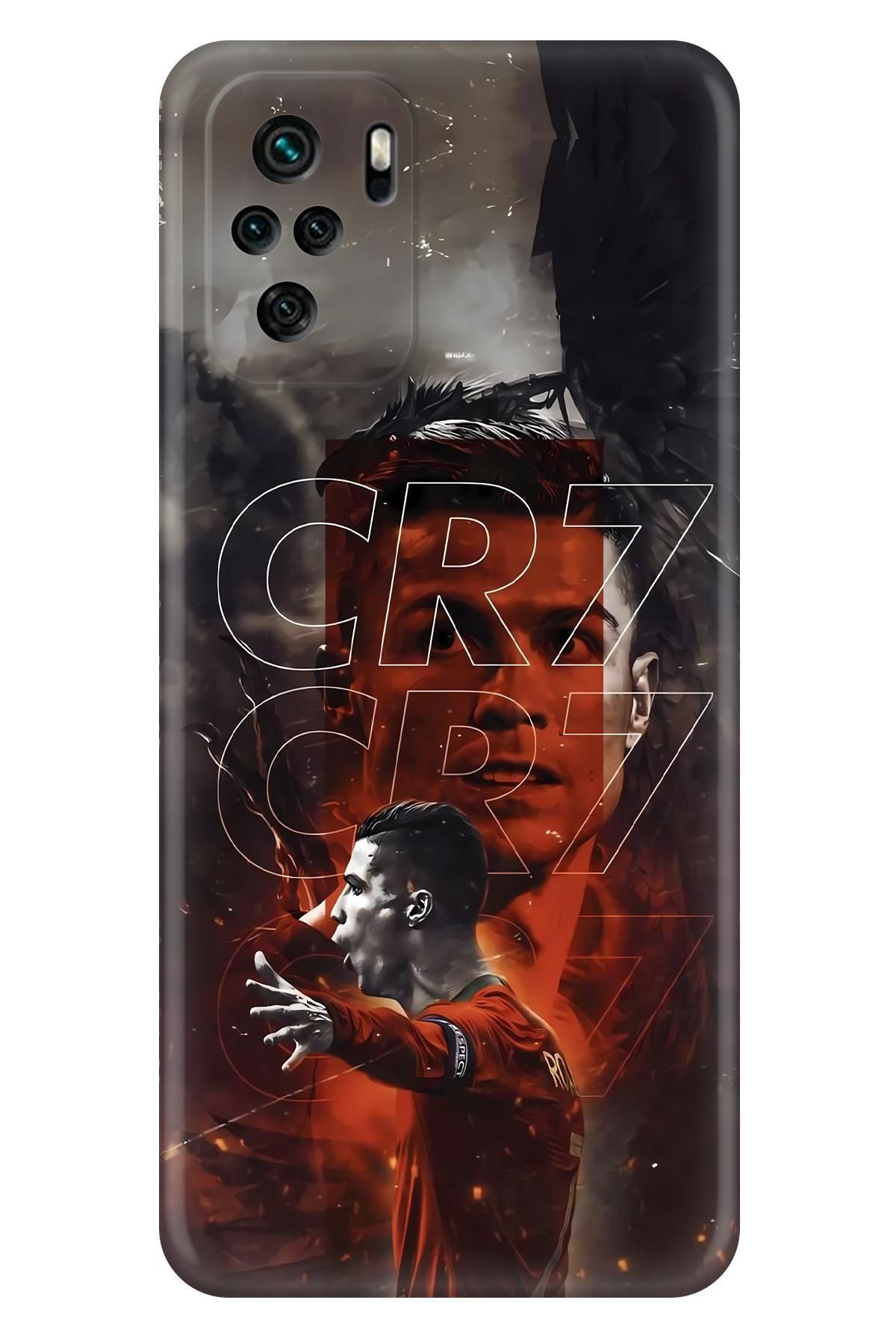 Lopard Xiaomi Poco M5S Riksos Full HD Kılıf Covers 10 CR7 Poster Gri