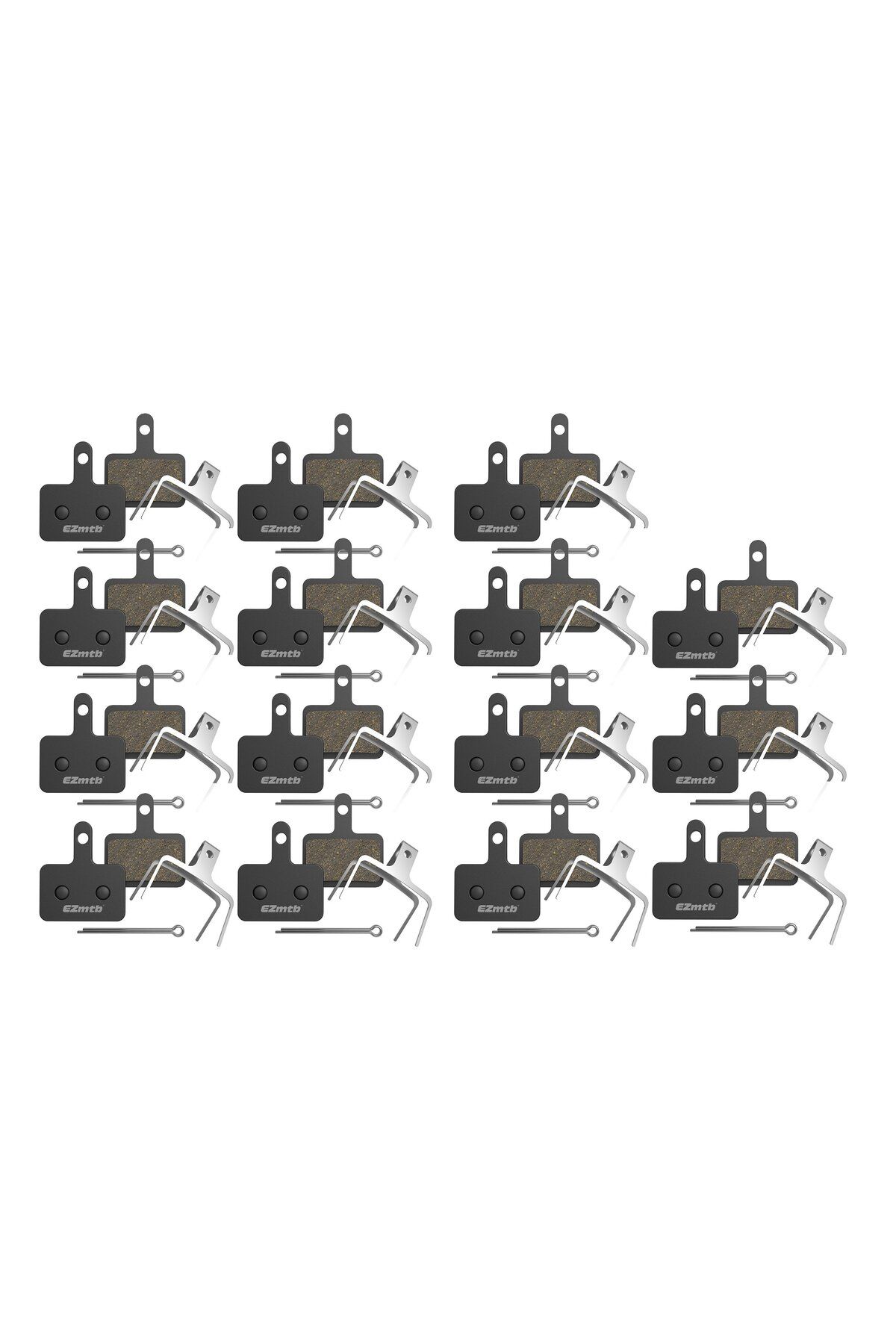 Bike And Art 15 Adet EZmtb SHIMANO RKS Ultra Güçlü Performans Disk Fren Balatası -15 Adet Yarı-Meta