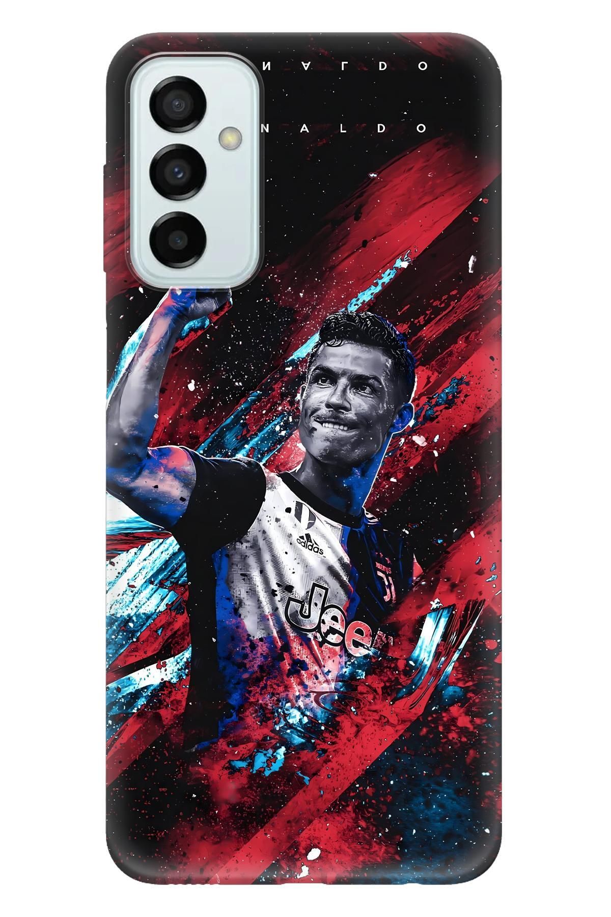 Lopard Samsung Galaxy M52 Koruyucu Kapak Covers 6 CR7 Photographic Print Bordo