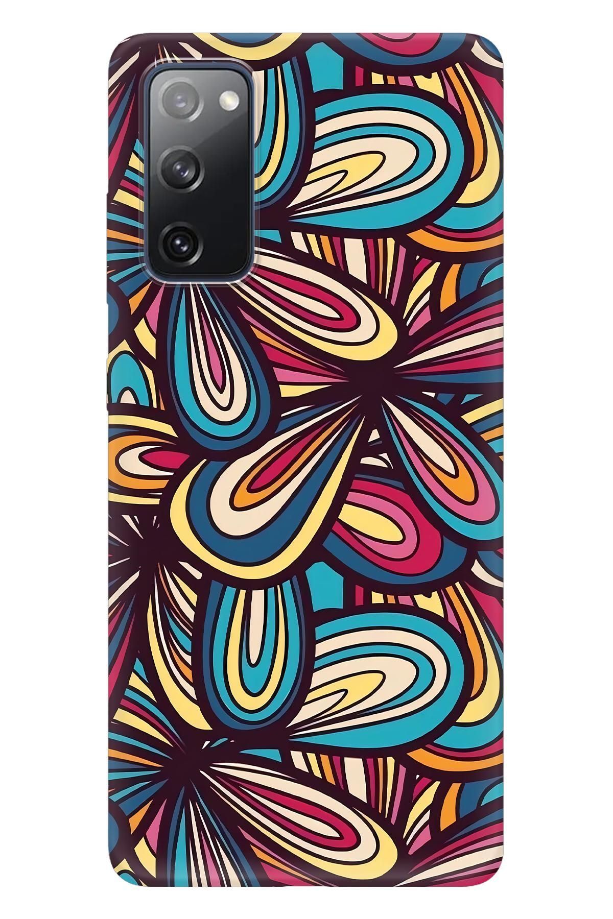Lopard Samsung Galaxy S20 Kalın Silikon Covers 45 Alacalı Sanat Turkuaz