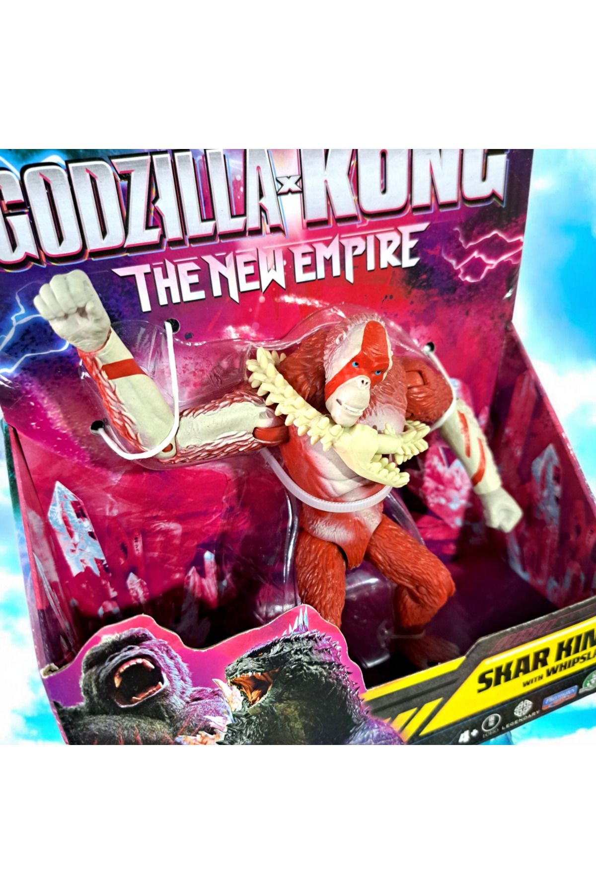 ALYTOYS Oyuncak 20x18cm kol bacak baş hareketli Süper Kahraman Godzila silikon THE NEW EMPİRE