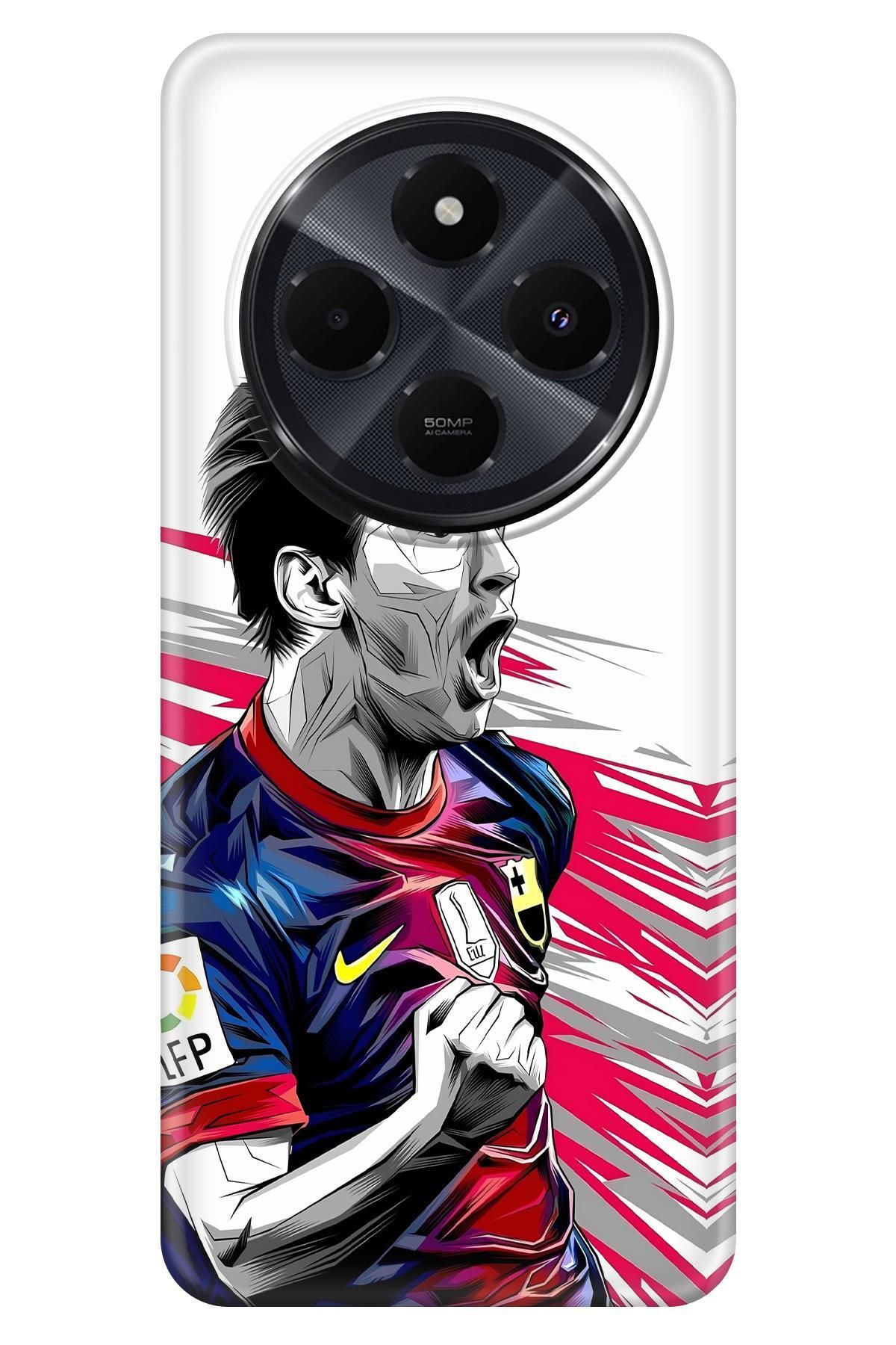 Lopard Xiaomi Redmi 14C 4G Arka Kapak Covers 3 Messi Efsanesi: Bir Zafer Anı