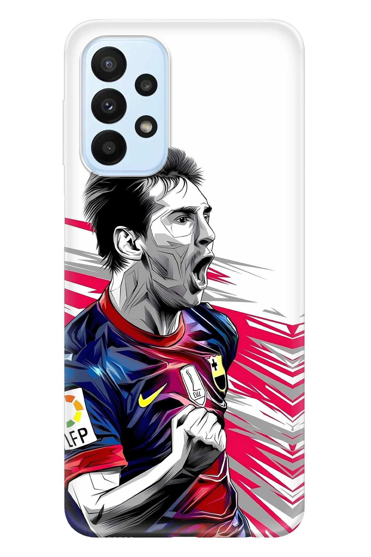 Lopard Samsung Galaxy A52S Arka Kapak Covers 3 Messi Efsanesi: Bir Zafer Anı