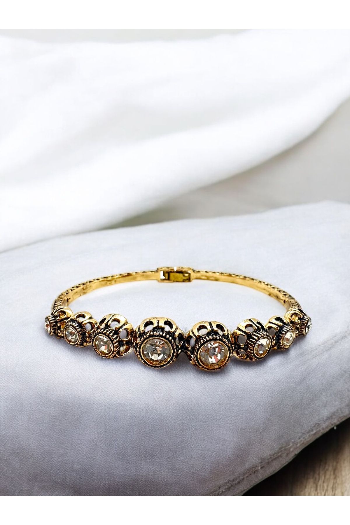 FUYA JEWELLERY Elmas Montür Kelepçe Bileklik