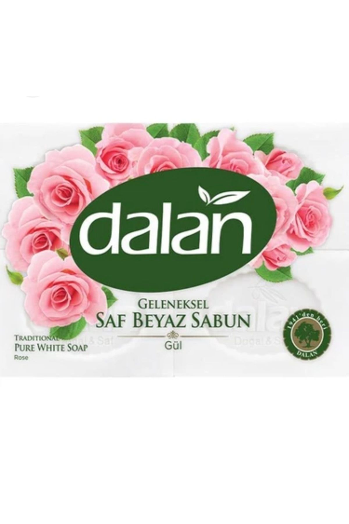 Dalan Geleneksel Saf Beyaz Banyo Sabunu 4x150gr Gül Geleneksel Saf Beyaz Banyo Sabunu