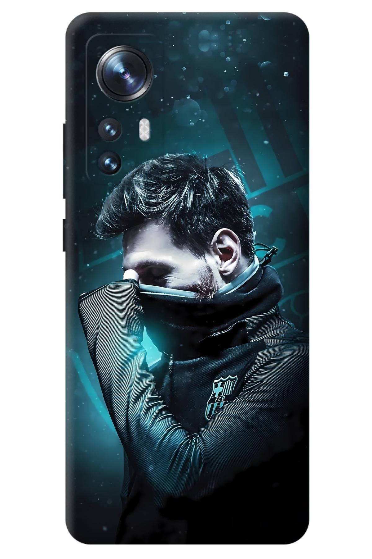 Lopard Xiaomi Mi 12 Cover Kılıf Covers 14 Lionel Messi PosterYeşil