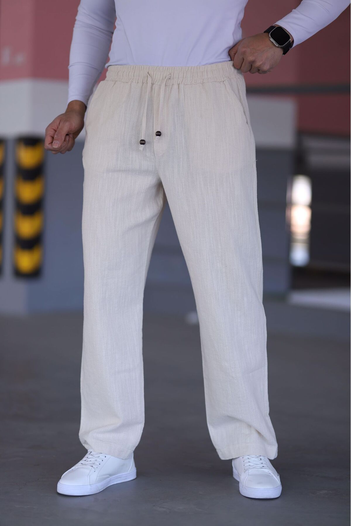 Deep Line YIKAMALI KETEN BAGGY