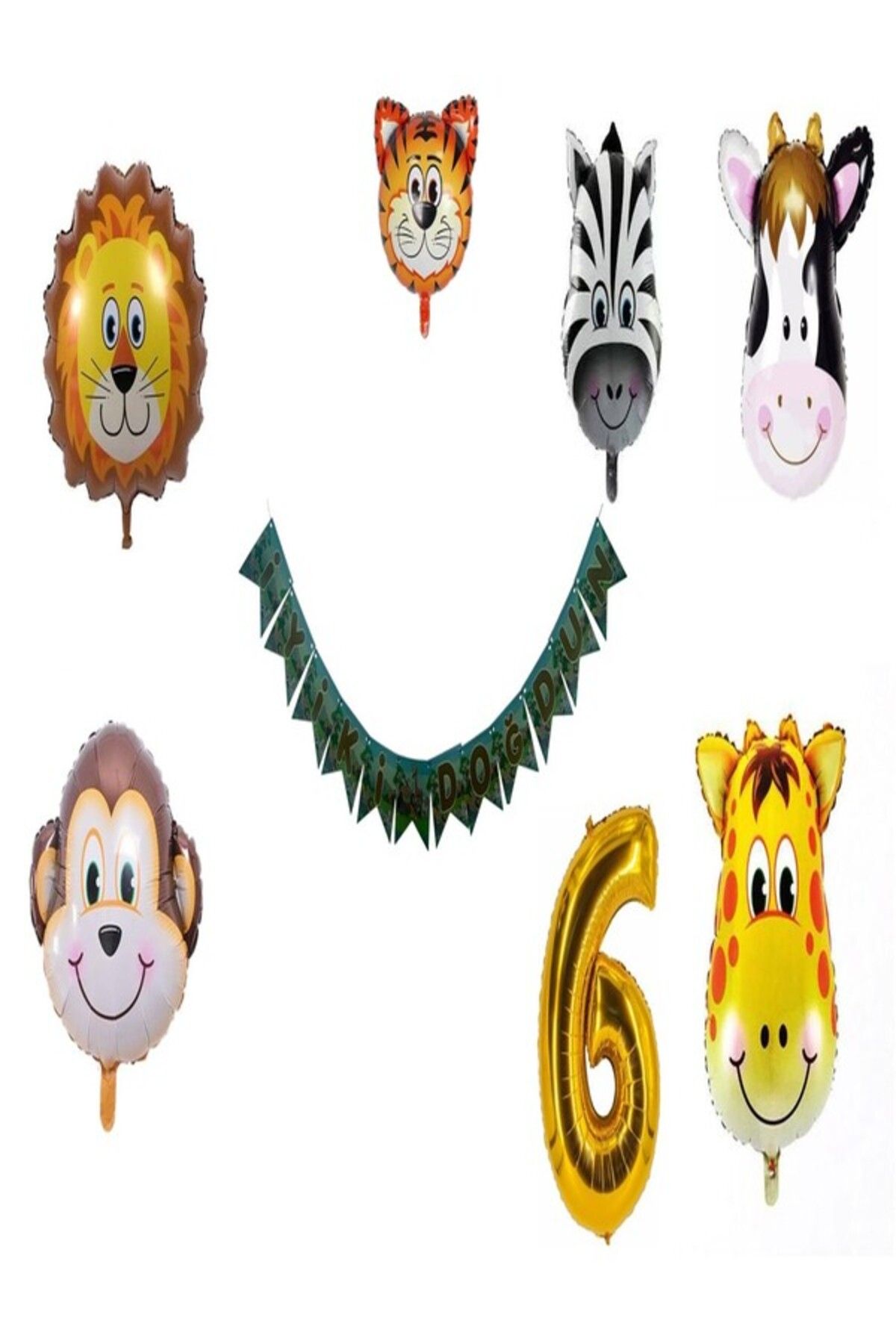 klbk SAFARİ DOĞUM GÜNÜ BALON KONSEPTİ