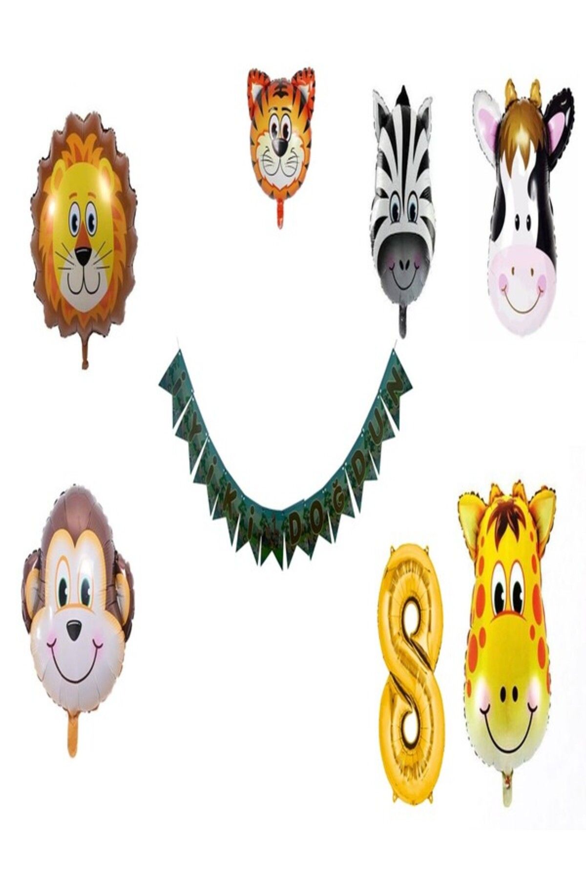 klbk SAFARİ DOĞUM GÜNÜ BALON KONSEPTİ