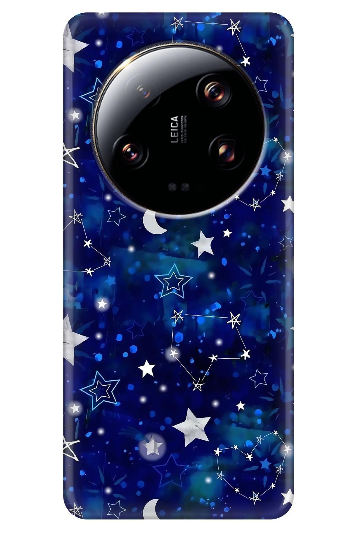 Lopard Xiaomi Mi 13 Ultra Tam Koruma Kılıf Covers 49 Galaksi Lacivert Beyaz