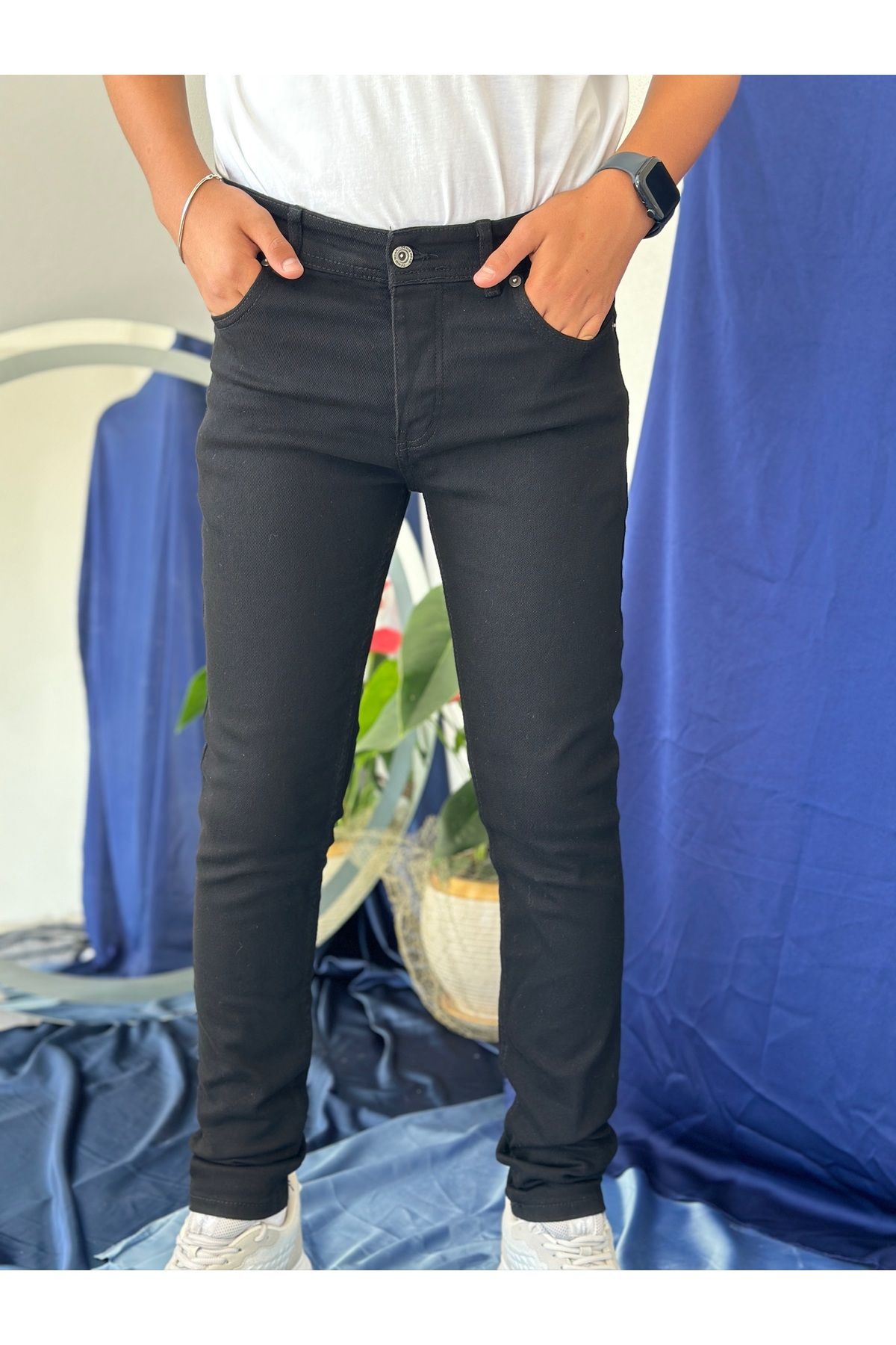 REDJEANS GİYİM ERKEK SİYAH SKİNNY DENİM JEANS