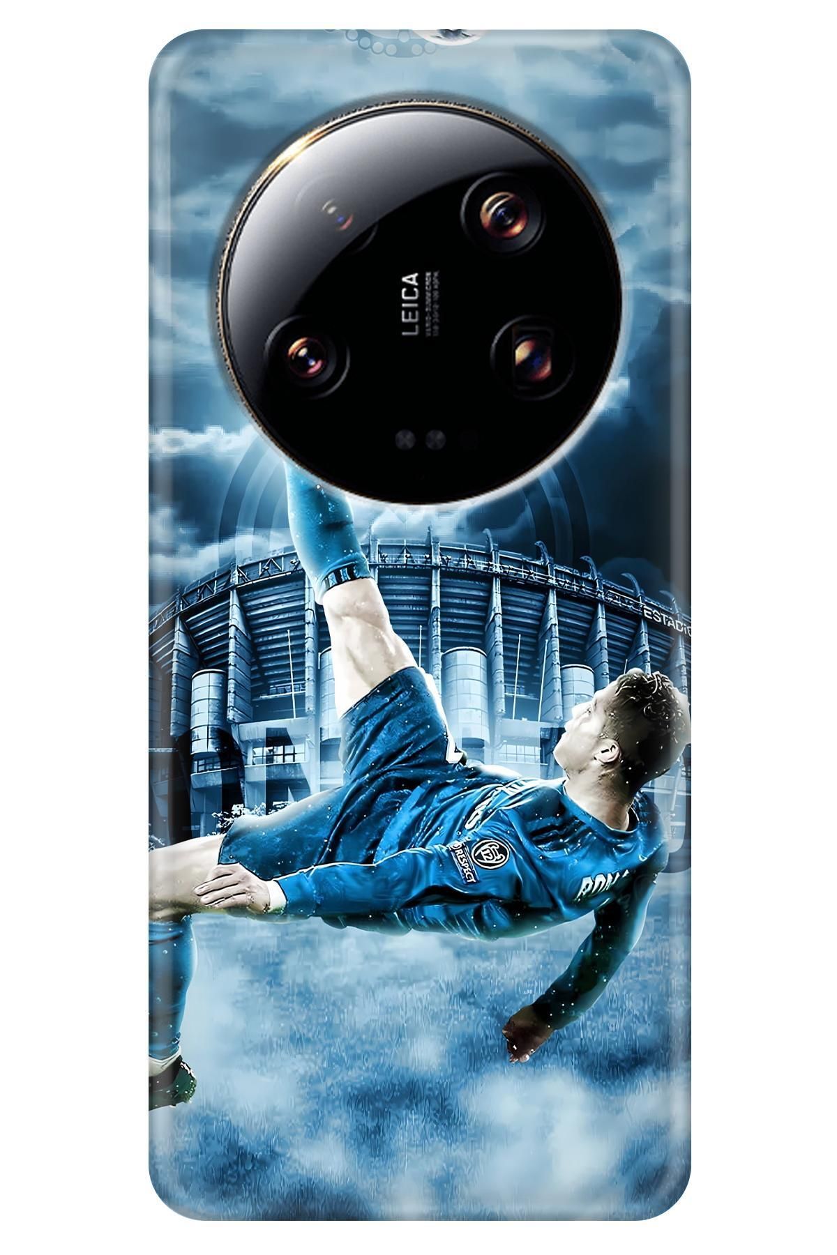 Lopard Xiaomi Mi 13 Ultra T-max Silikon Kılıf Covers 4 Ronaldo Rövaşata Açık Mavi