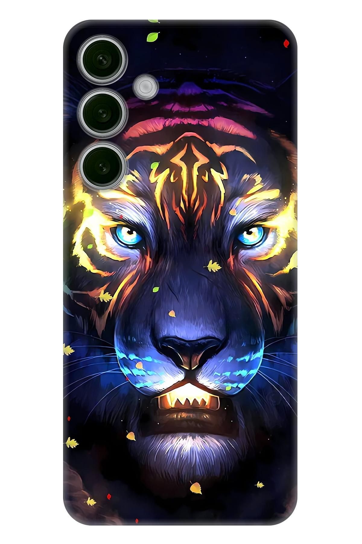 Lopard Samsung Galaxy A26 Sararmayan Silikon Kılıf Covers 27 Neon Leon Colorful