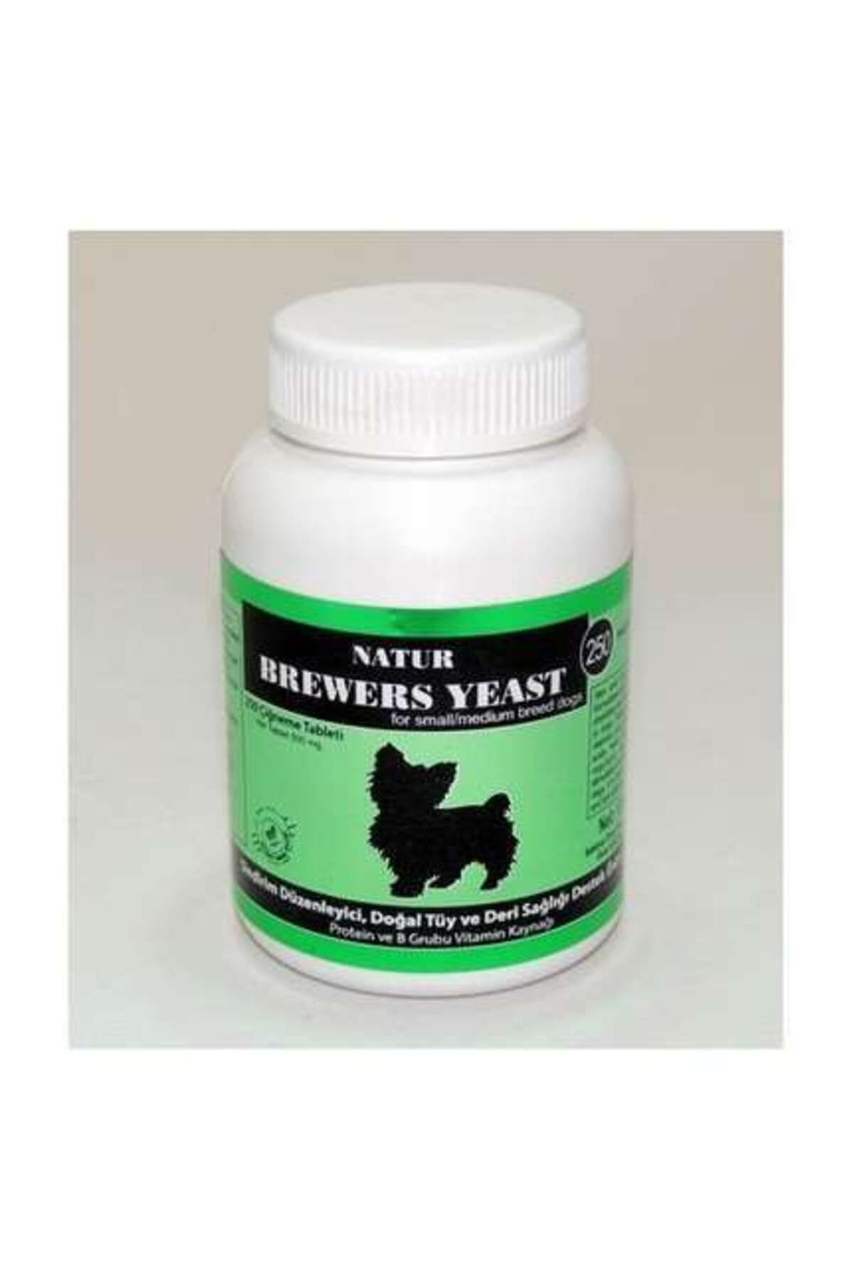 Natür Natur Brewers Yeast Köpekler Için Prebiyotik Etkili Sindirim Sistemi Desteği 250 Tablet (:08/202
