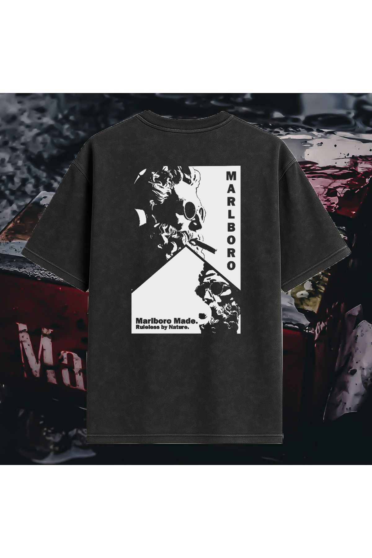 Vigor Wear Sırt Baskılı Oversize T-shirt
