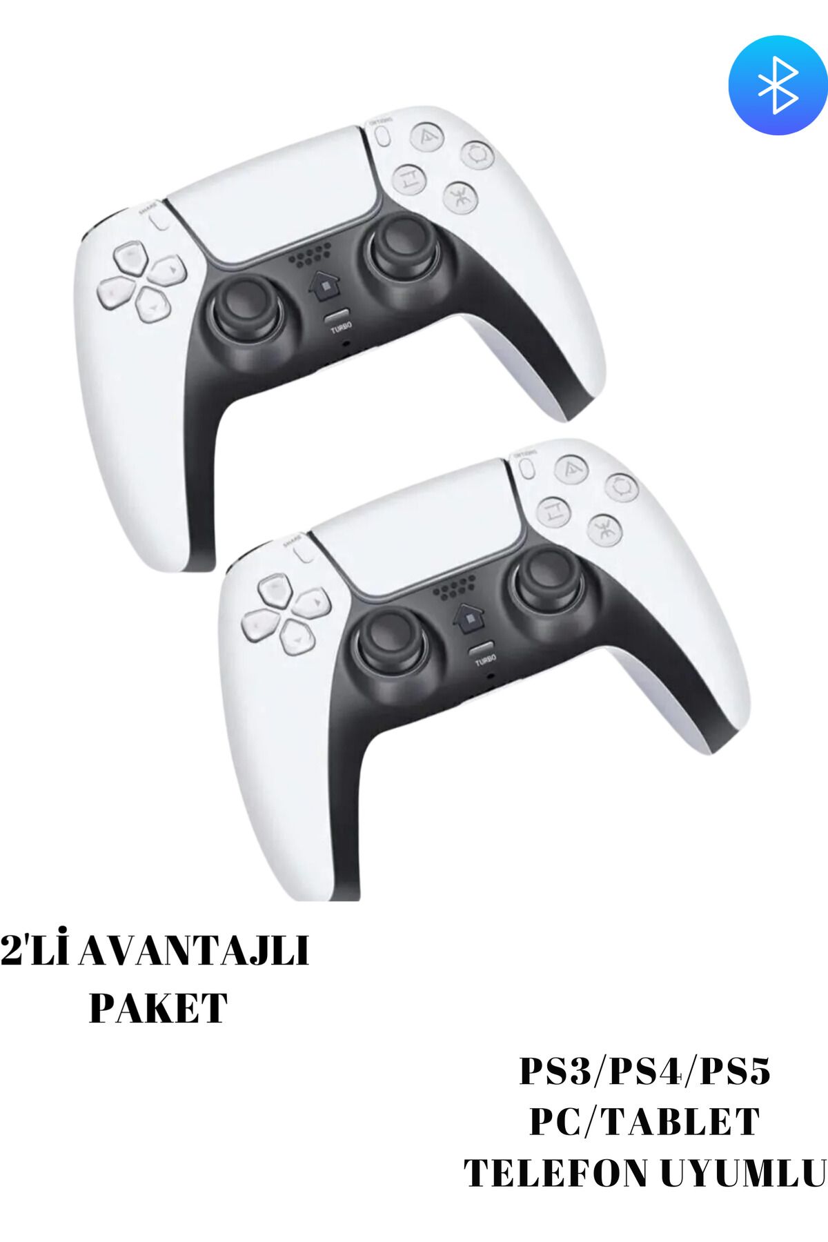 teknotrust New Oyuncu T28 Bluetooth Oyun Kolu Ps3 Ps4 Ps5(PS4 Oyunları) Ve Pc Uyumlu Wireless Kablosuz Joystick