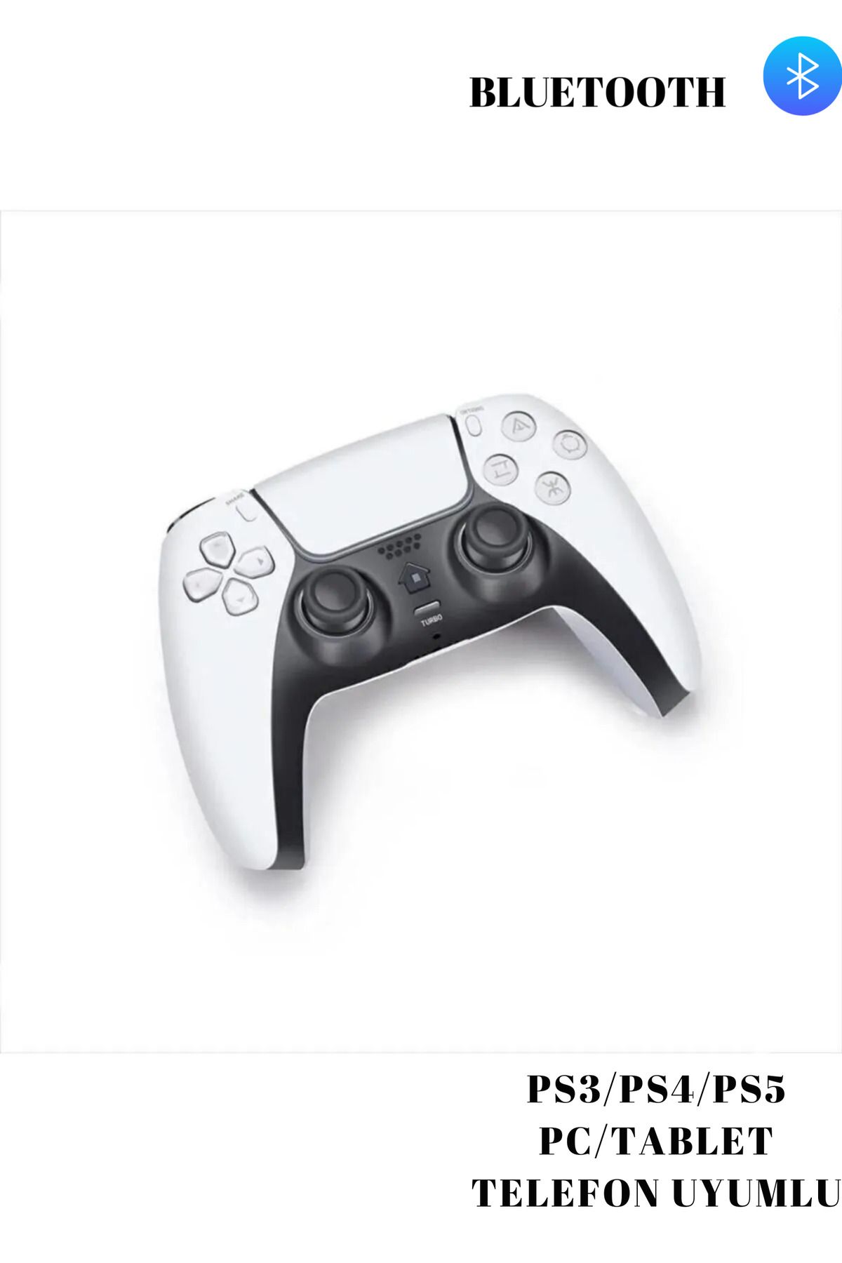 teknotrust New Oyuncu T28 Bluetooth Oyun Kolu Ps3 Ps4 Ps5(PS4 Oyunları) Ve Pc Uyumlu Wireless Kablosuz Joystick