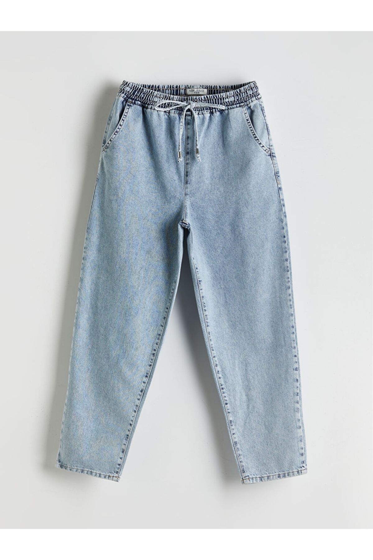 LC Waikiki LCW Jeans Beli Lastikli Balloon Fit Kadın Jean Pantolon