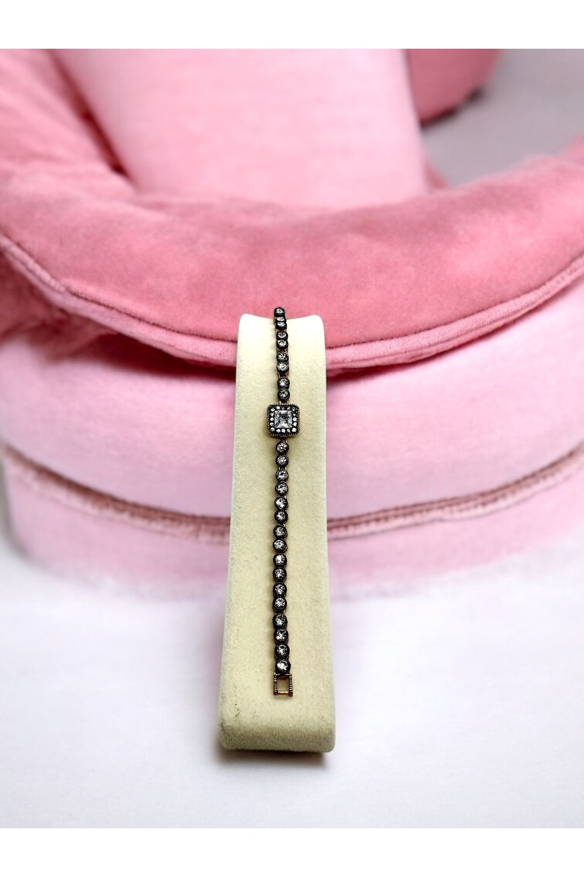 FUYA JEWELLERY Baget Zirkon Taşlı Su Yolu Bileklik