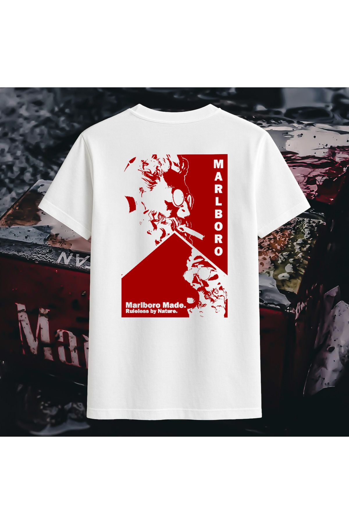 Vigor Wear Sırt Baskılı Oversize T-shirt
