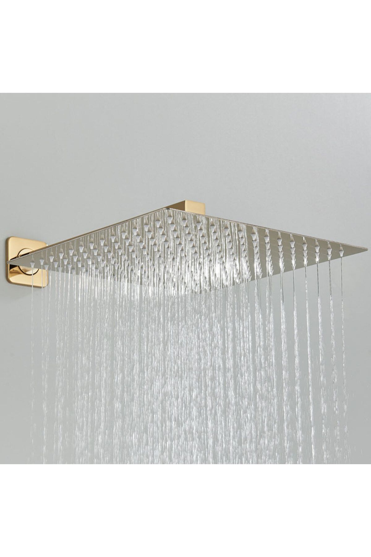 Blackswan Design-Baterie dus, Blackswan, Tip M219, model auriu lucios cu pipa tip cascada, dimensiune 30 cm 3