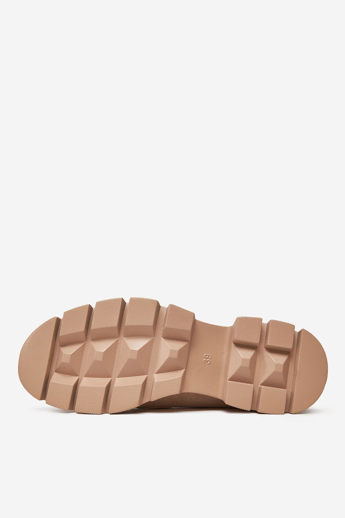 DeeZee-Mocasini damă bej cu talpă joasă, talpă plată, 39 6