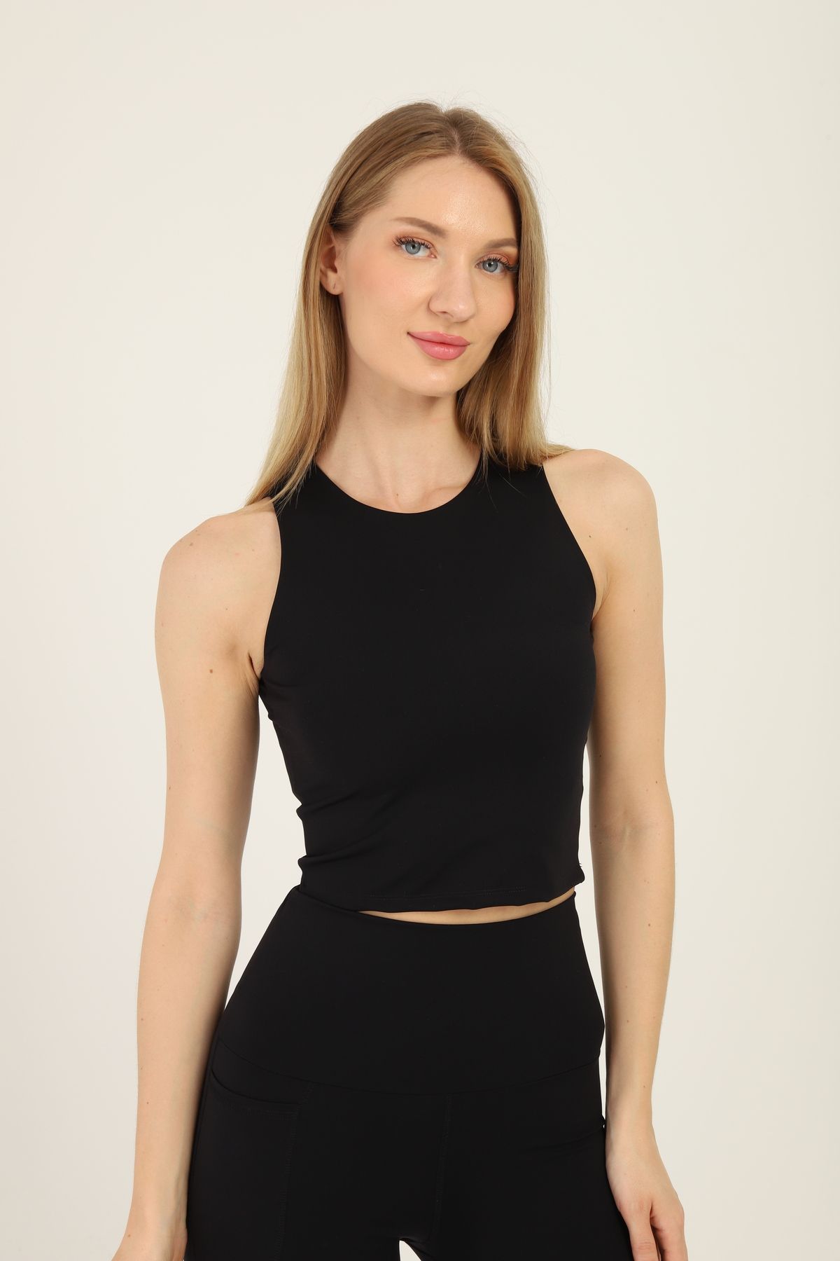 DORCASFIT SkyLine Halter Yaka Crop