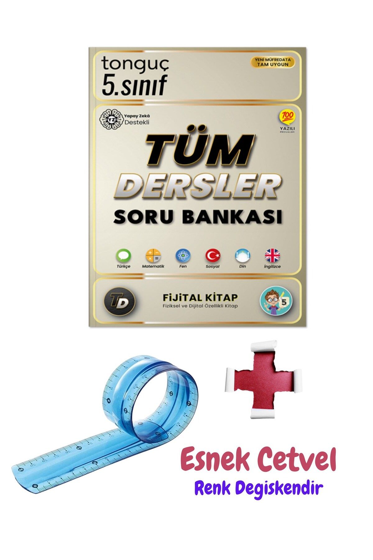 Tonguç Yayınları 5. Sınıf Tüm Dersler Fijital Soru Bankası - Kalemlik - Tonguç Yayınları