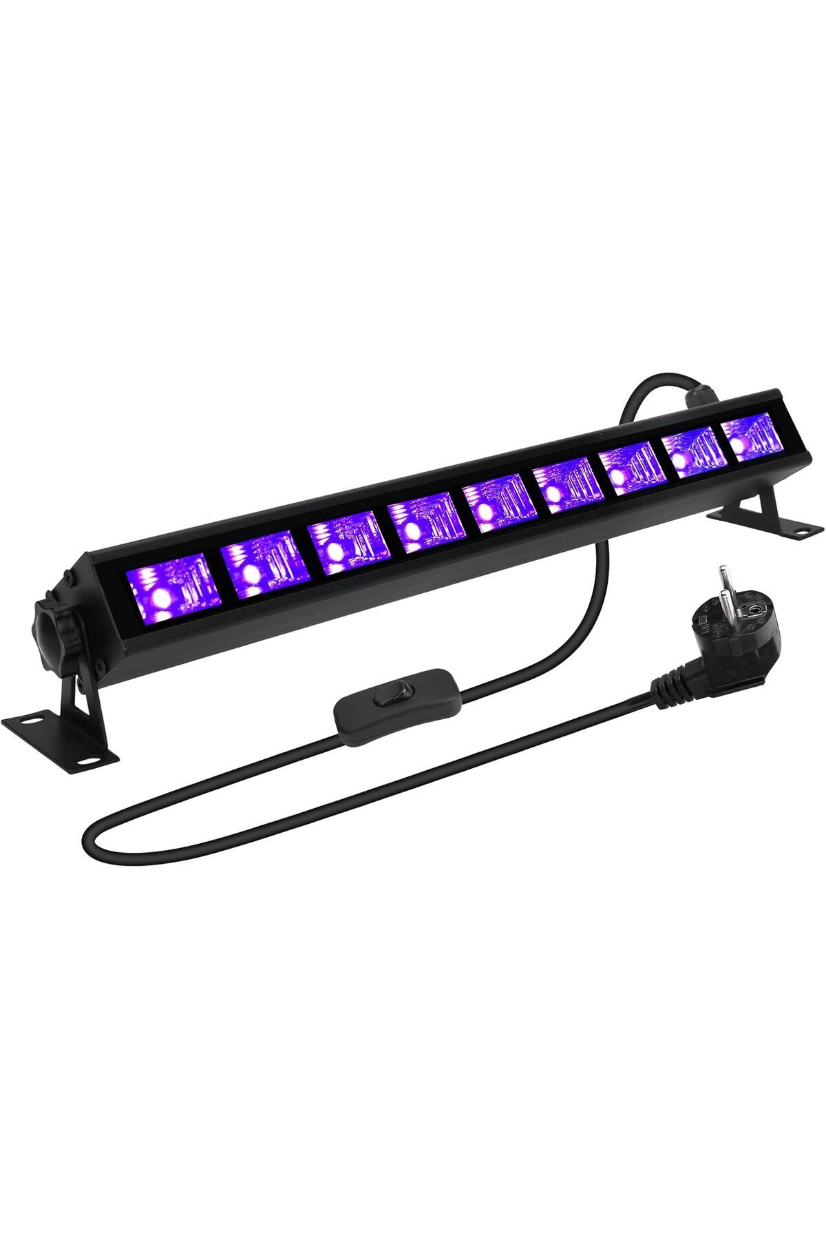 VipDeluXe Glostars 36W COB LED siyah ışık spot ışığı, siyah ışık partisi için 395nm UV