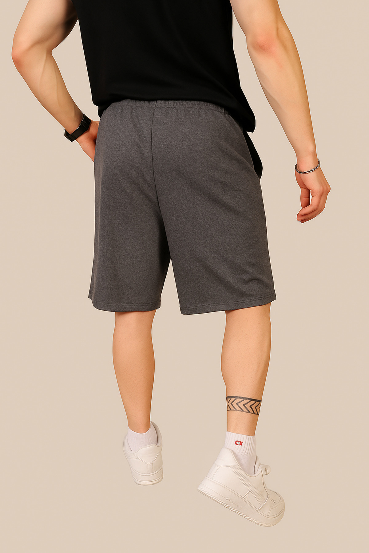 EydaMoon-Men's Bermuda Regular 2 Thread Basic Summer Relaxed Cut Shorts 2
