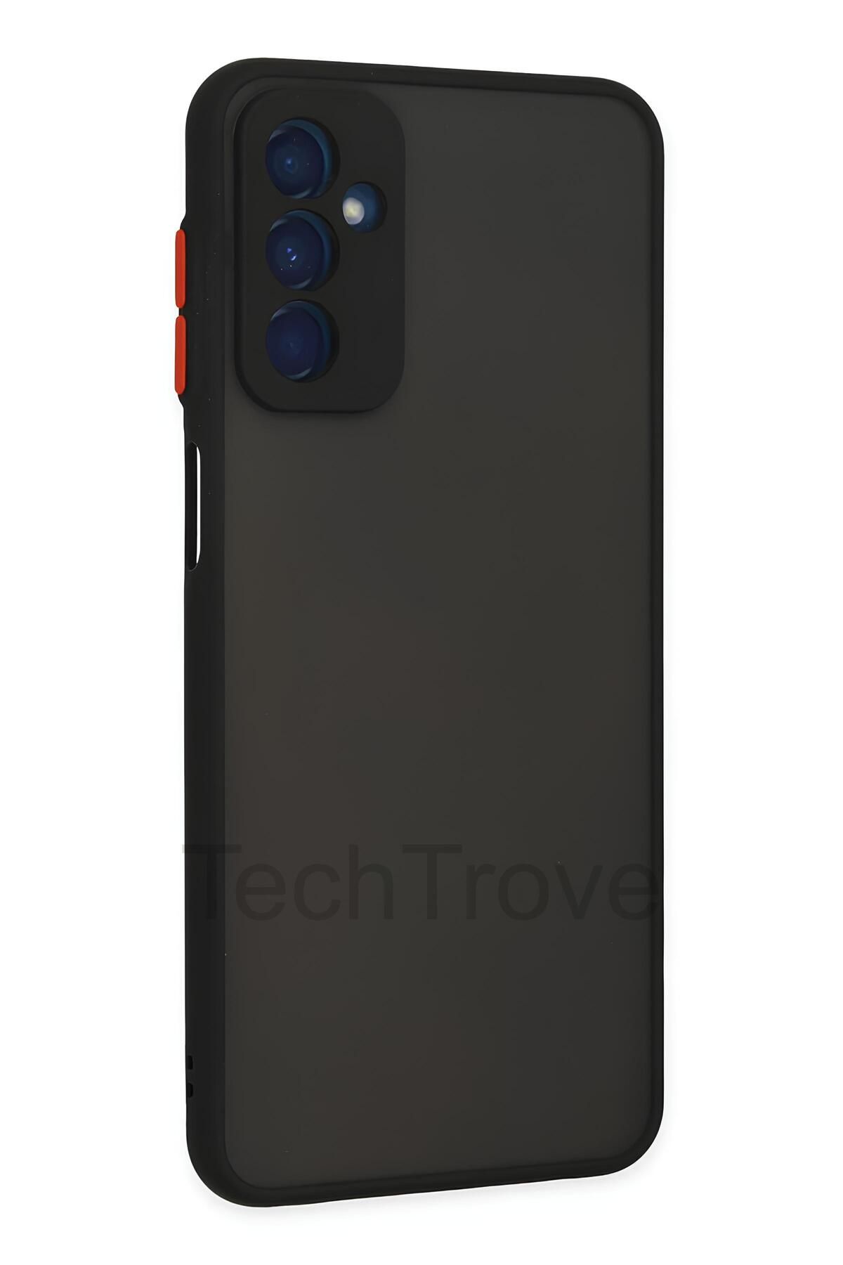 TechTrove Samsung Galaxy M13 Kılıf Darbe ve Kamera Korumalı Lüks Mat Silikon Kapak