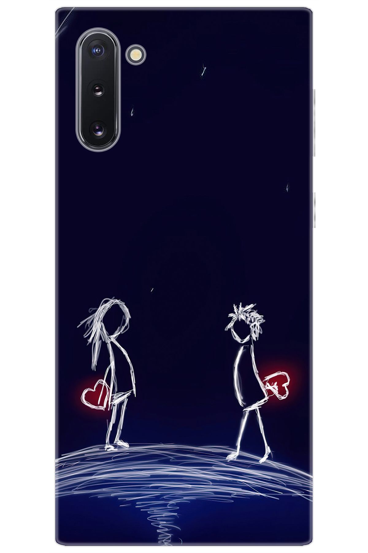 Ceppare Samsung Galaxy Note 10 (SM-N970F) Uyumlu Kılıf Desenli Silikon Aşk Tasarım STK:306 CP-pyWEzZu