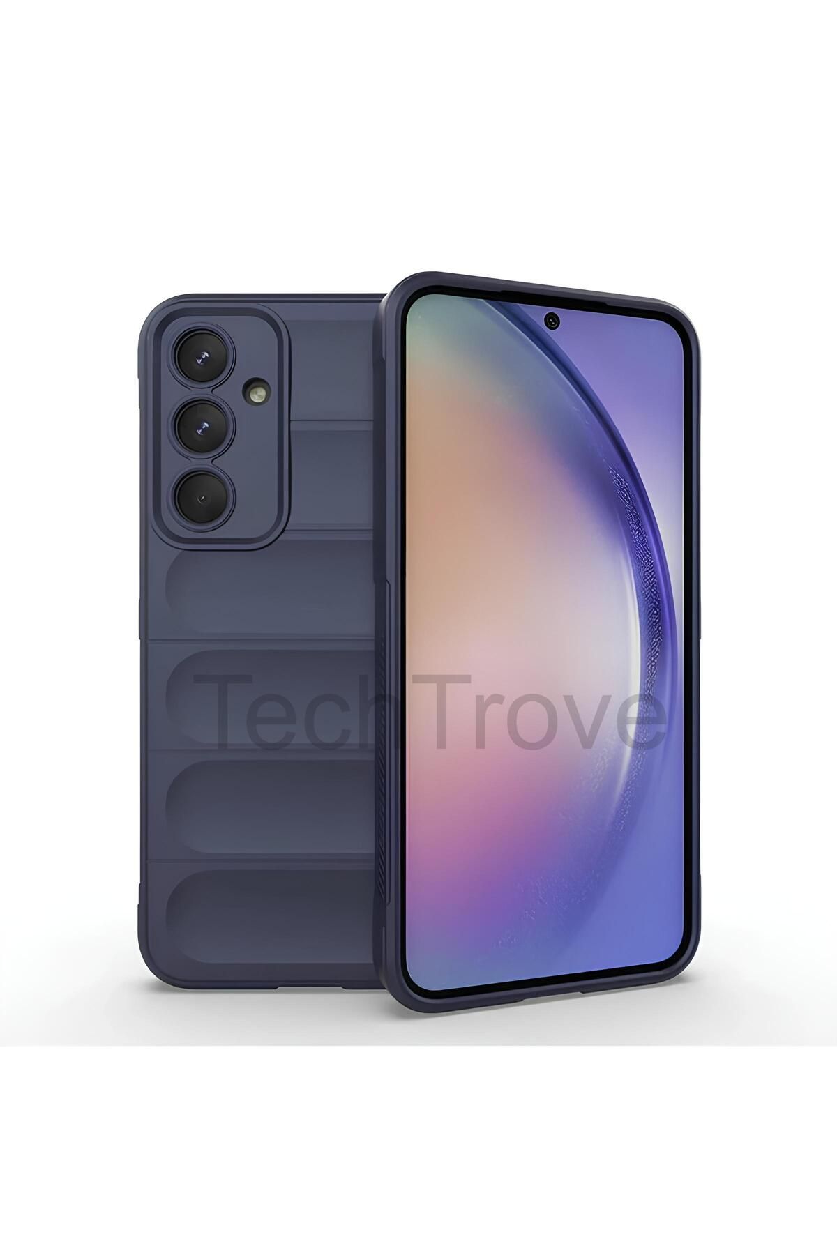 TechTrove Samsung Galaxy A26 Kılıf Elde Kaymaz İçi Kadife Silikon Kapak