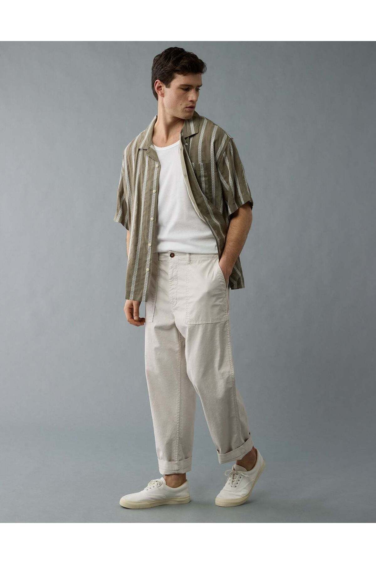 AMERICAN EAGLE-Ae Flex Loose Pull-on Utility Pant 2