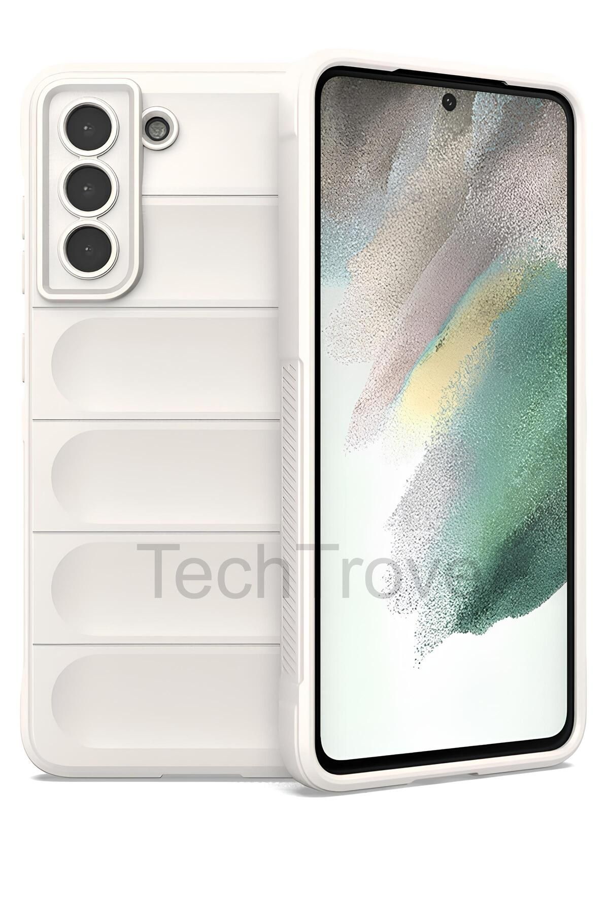 TechTrove Samsung Galaxy S22 Plus Kılıf Elde Kaymaz İçi Kadife Silikon Kapak