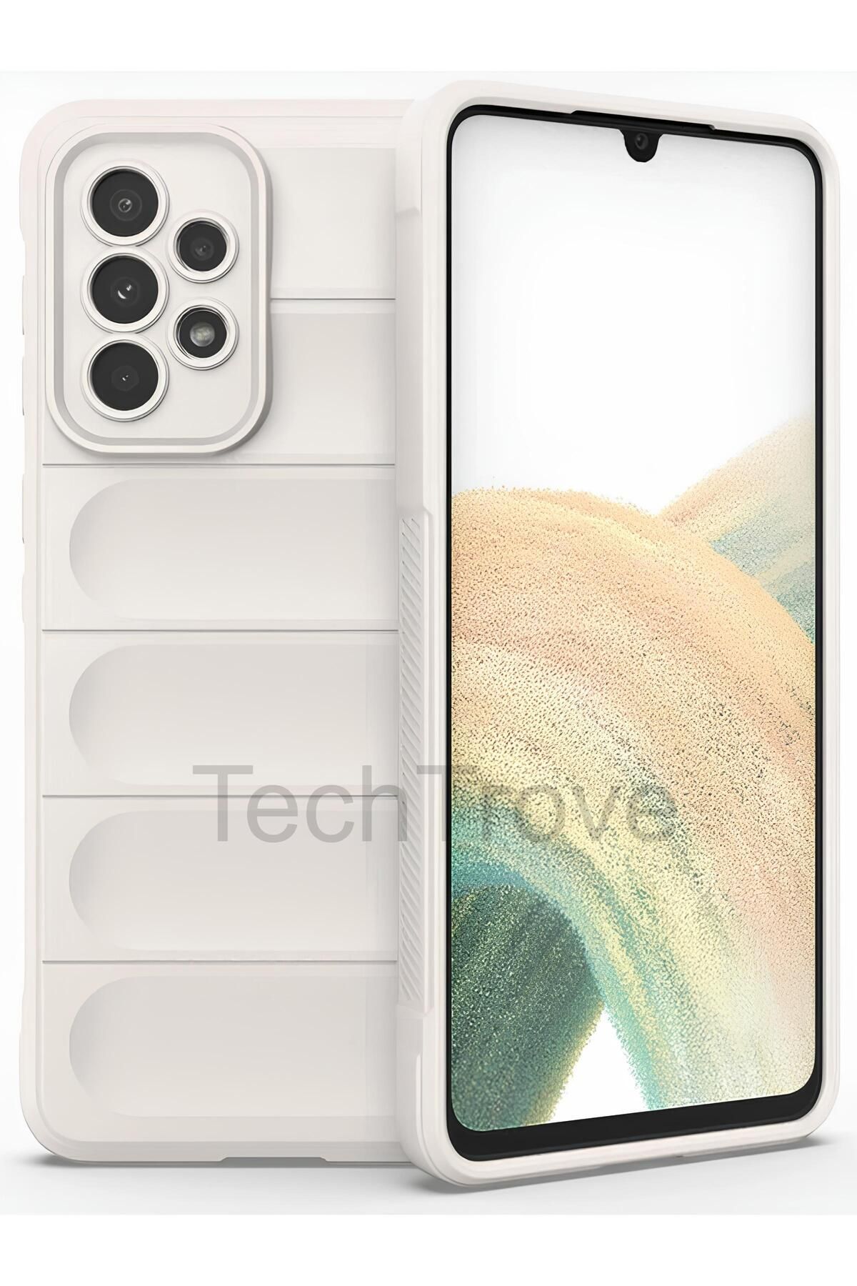 TechTrove Samsung Galaxy A33 5G Kılıf Elde Kaymaz İçi Kadife Silikon Kapak