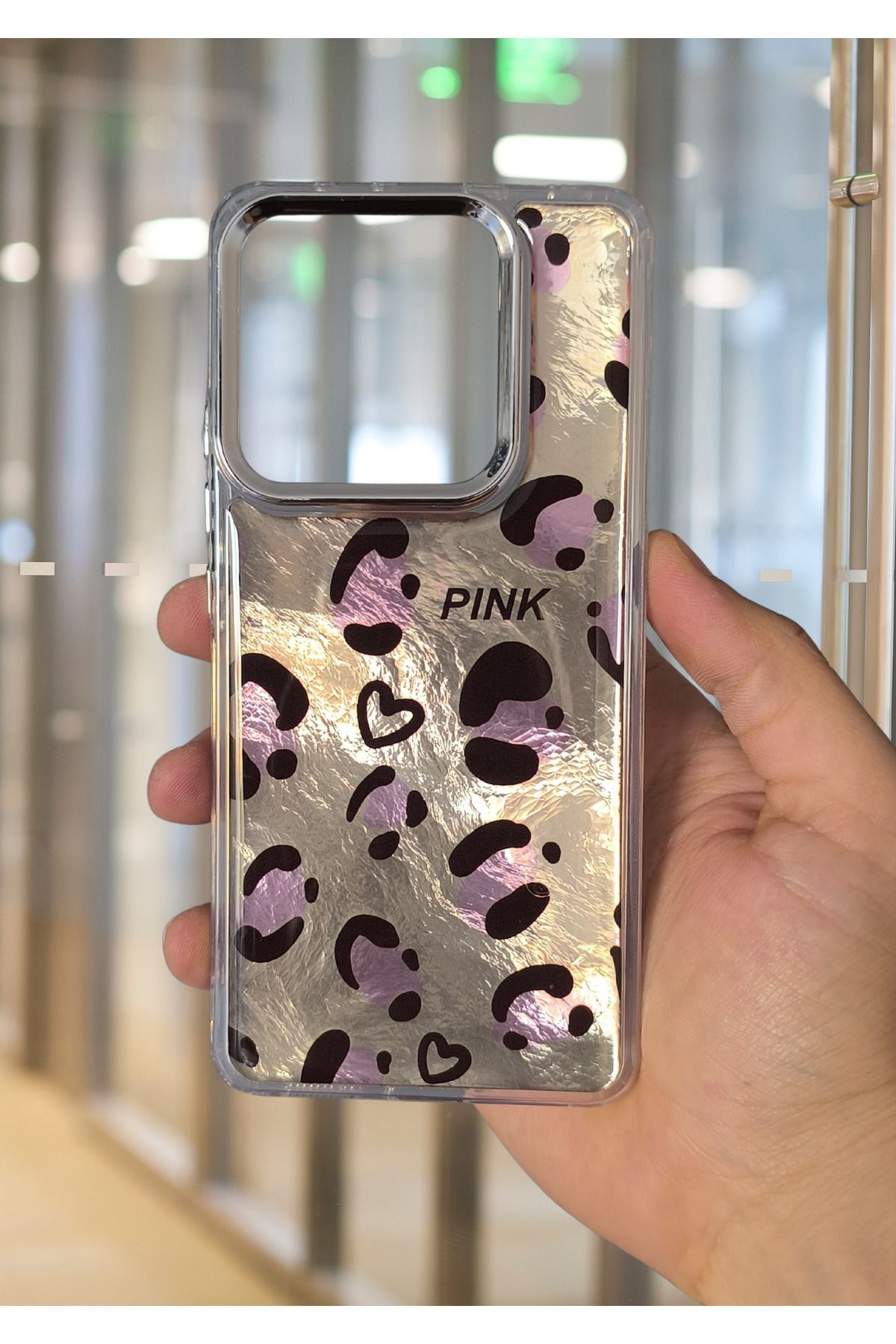 BCASE Redmi 12 Leopar Desenli Kılıf Lüx Silikon